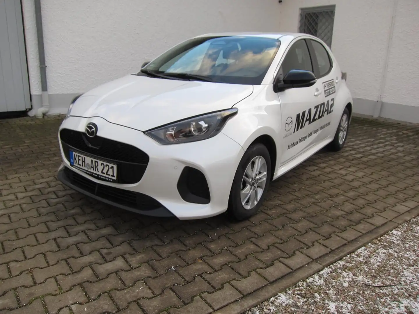 Mazda 2 HYB 1.5L Hybrid VVT-i Vollhybrid / Rückfahrkamera Blanc - 1
