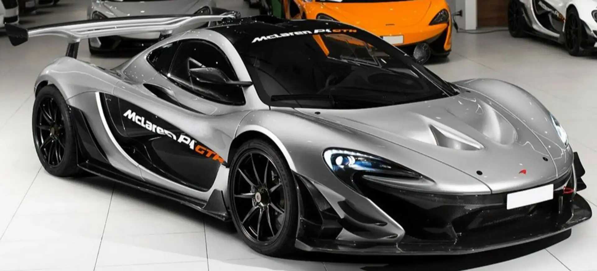 McLaren P1 GTR Argent - 2