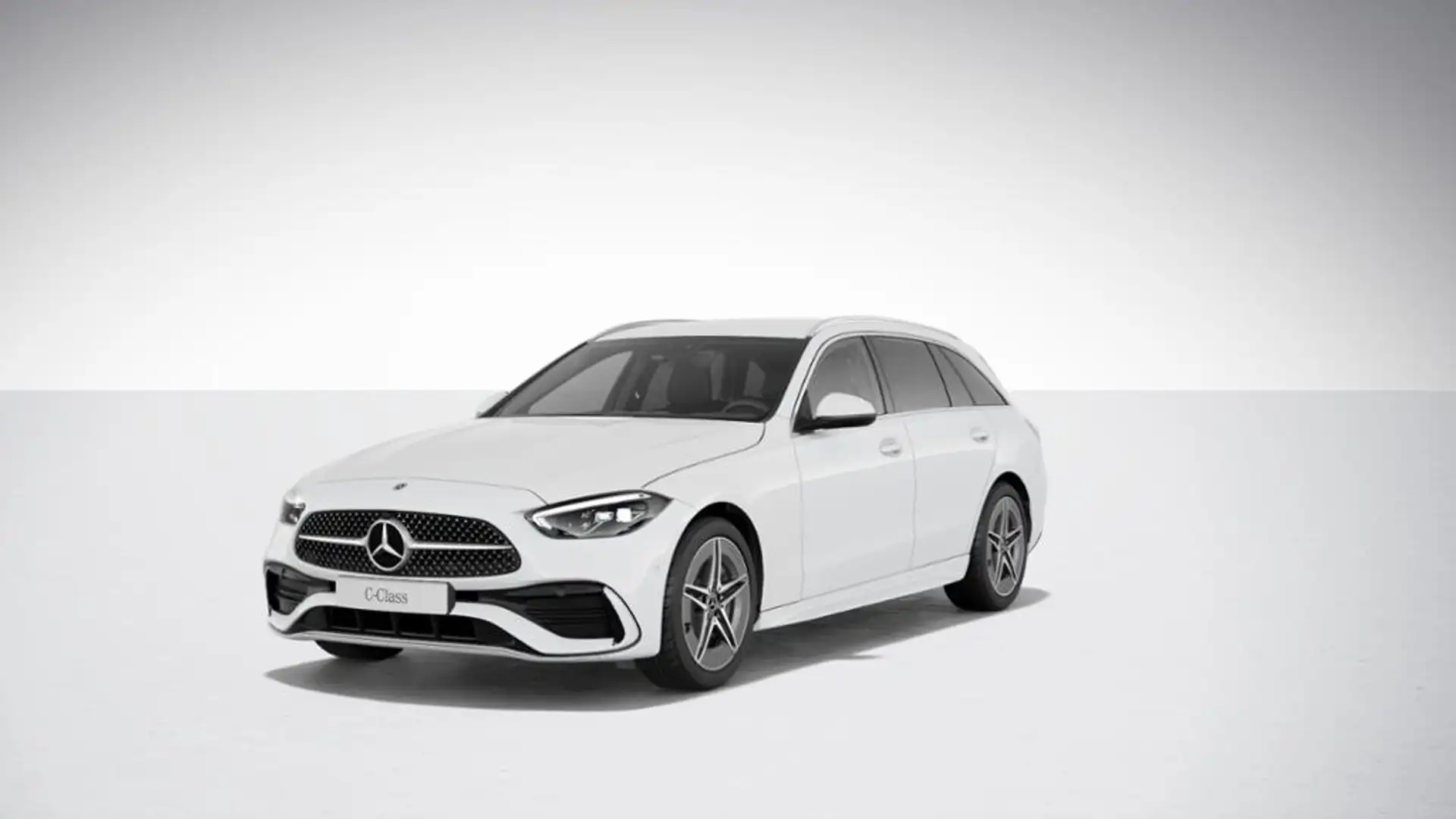 Mercedes-Benz C 200 T AMG/LED/AHK/Business-P/Totwinkel/RfCam Weiß - 1