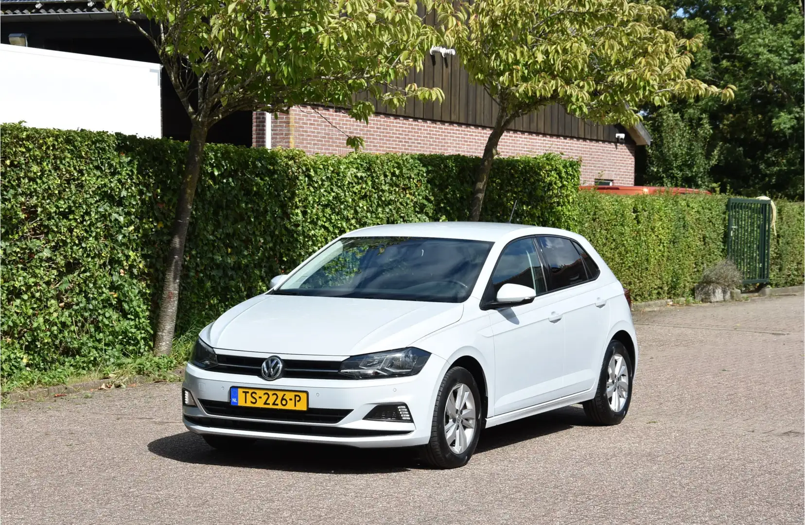 Volkswagen Polo 1.0 TSI DSG automaat ECC PDC Navi stoelverw. Carpl Weiß - 1