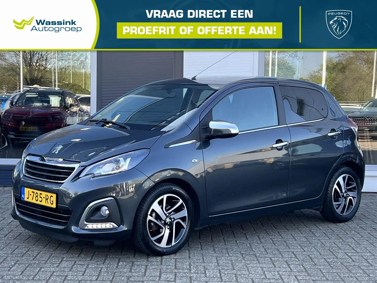 Peugeot 108 1.0 Allure 72pk 5-drs | Airconditioning | Climate Grijs - 1