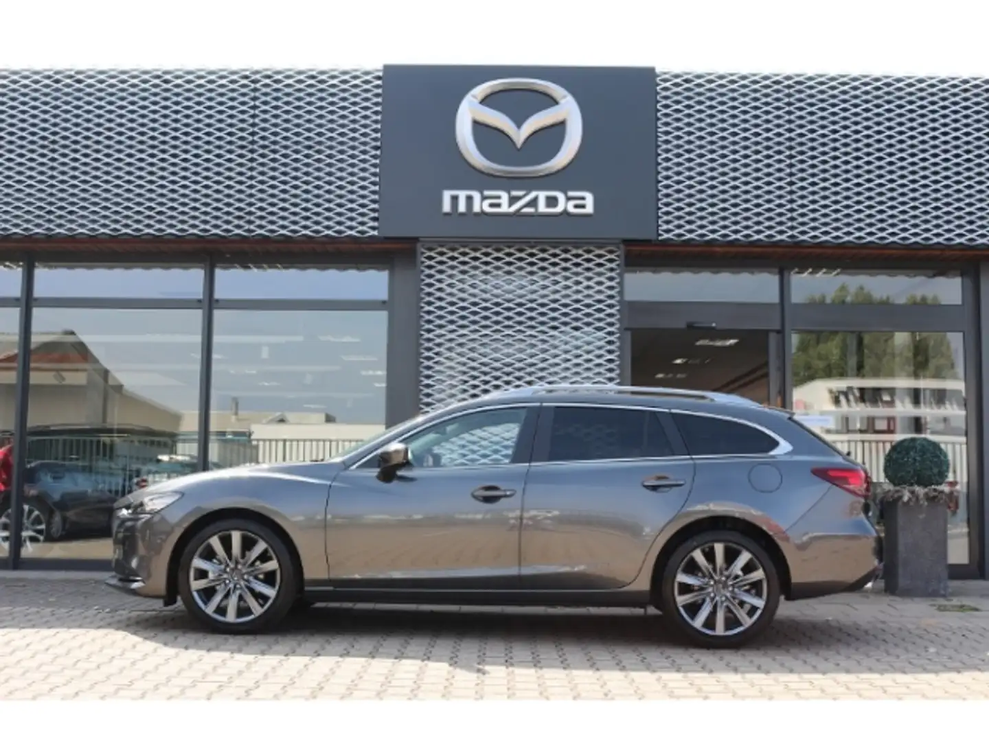 Mazda 6 SKY-G SPORTS-LINE+LEDER+8FACH+NAV Gris - 2