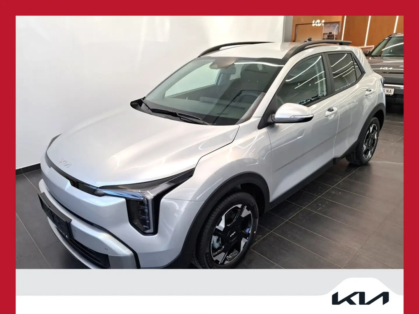 Kia Stonic 1,0 TGDI GPF 48V MHEV Silber DCT7 Silber - 1