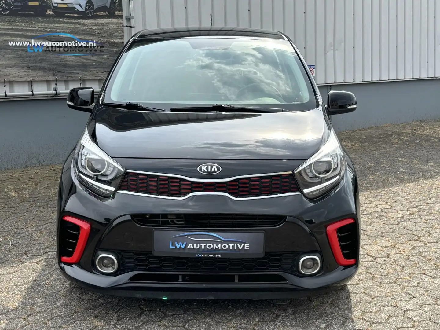 Kia Picanto 1.2 CVVT GT-Line | Leder | Navi | Cruise | Stoel+s Zwart - 2