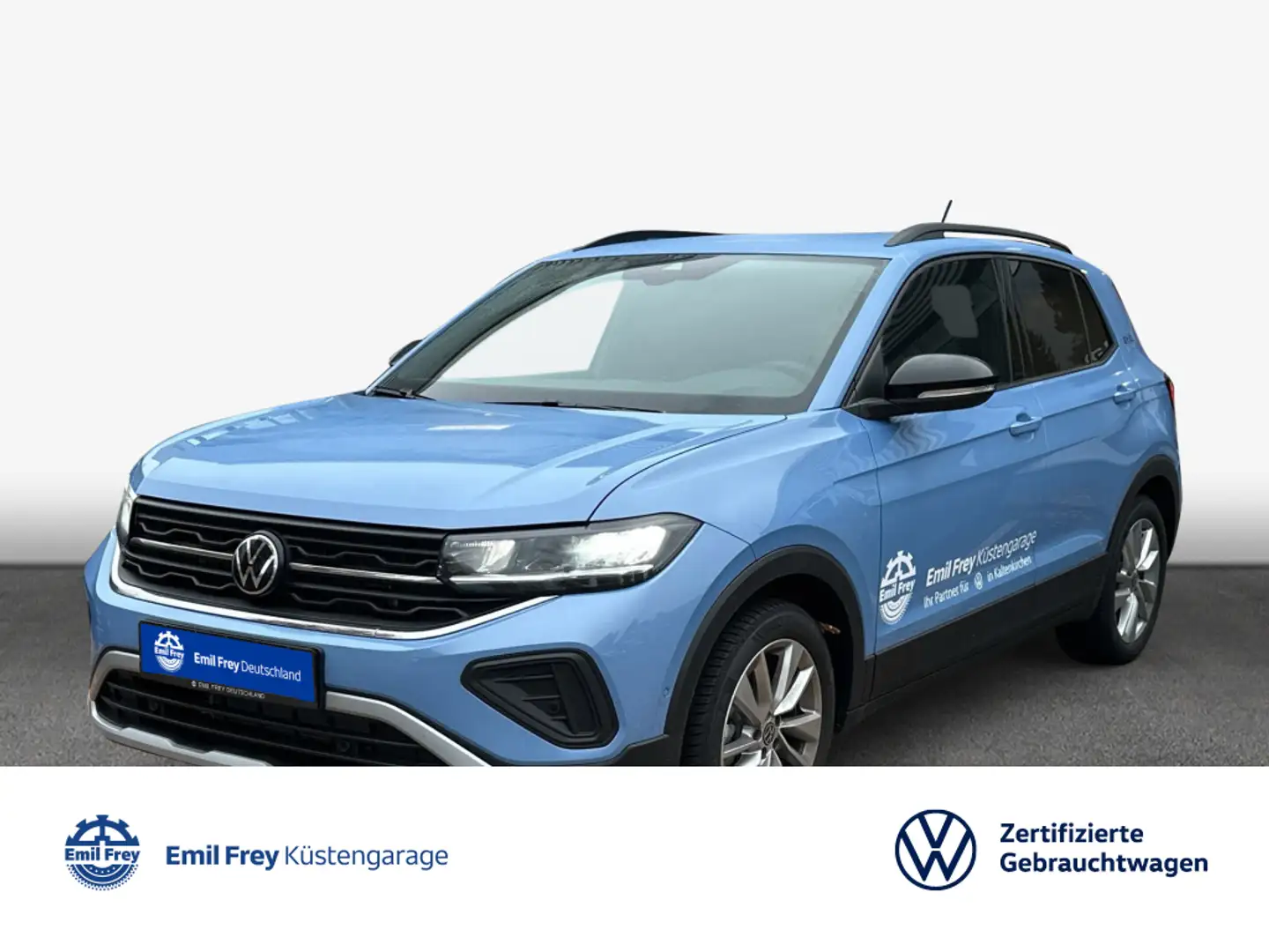 Volkswagen T-Cross Life 1.0 l TSI DSG Kamera Navi Blau - 1