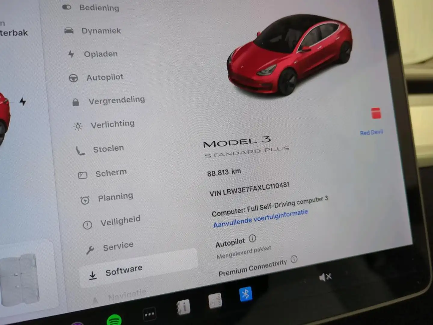 Tesla Model 3 Standard RWD Plus [ WIT LEDER+TREKHAAK+LFP-ACCU+AU Rouge - 2