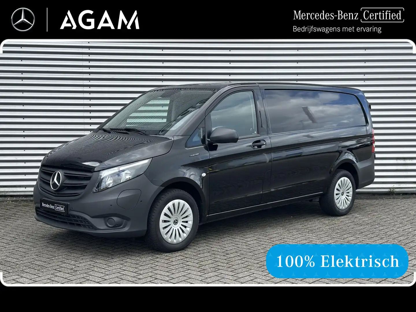 Mercedes-Benz Vito eVito 60kWh 100% Elektrisch 286km wltp Schwarz - 1