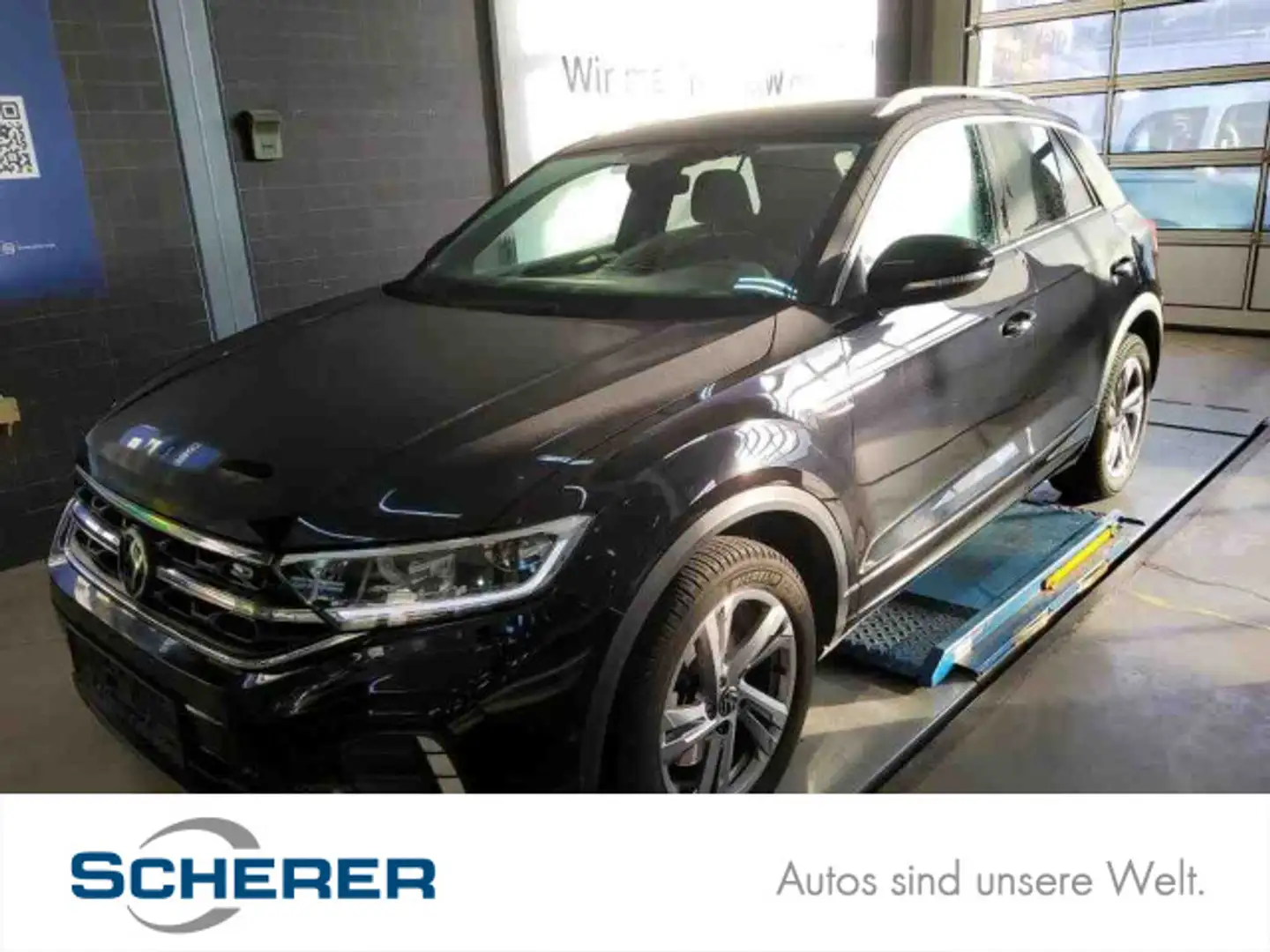 Volkswagen T-Roc 2.0 TDI R-Line DSG NAVI AHK RearView Schwarz - 1