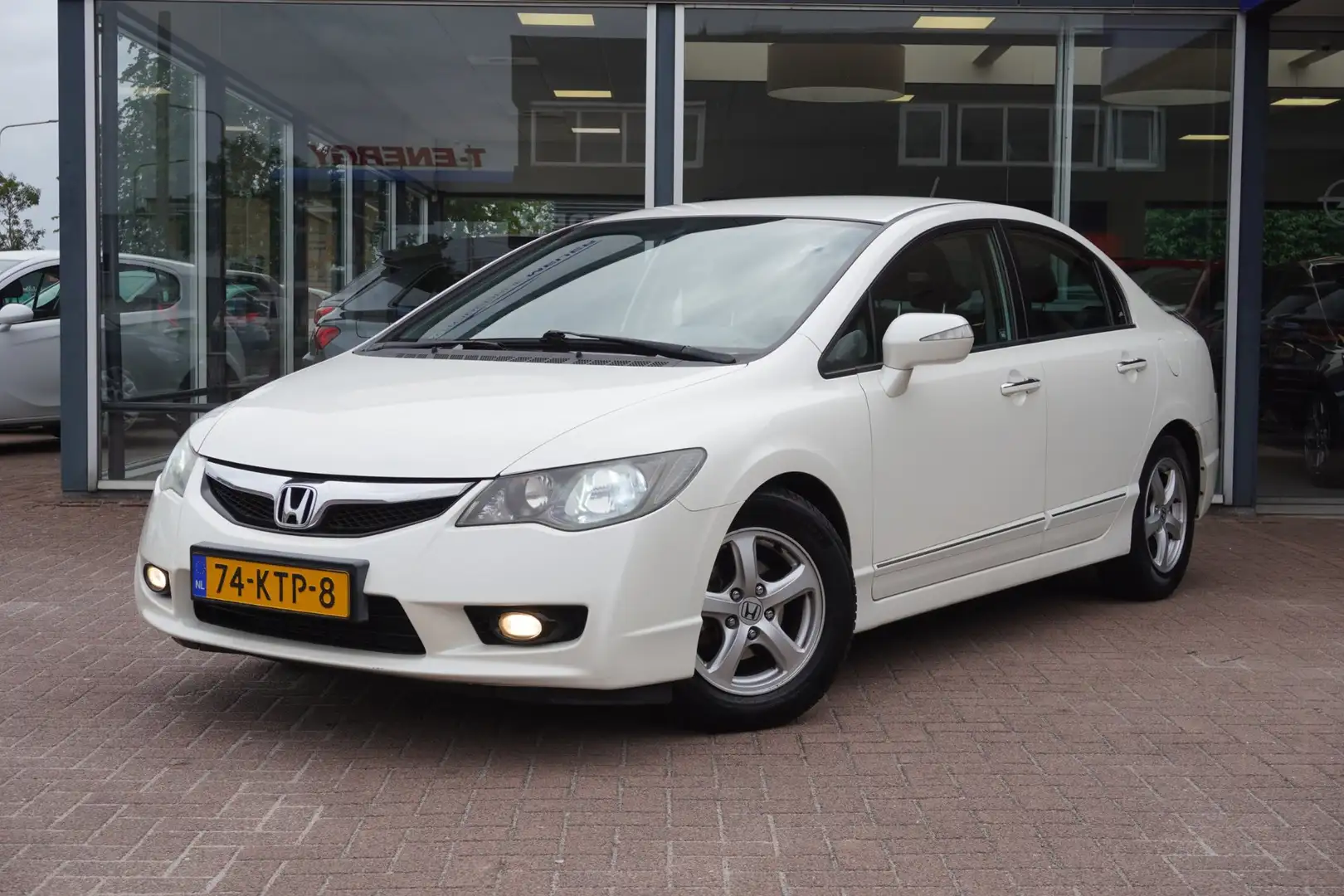 Honda Civic 1.3 Hybrid Elegance Automaat | Airco | Elek. Pakke Wit - 1
