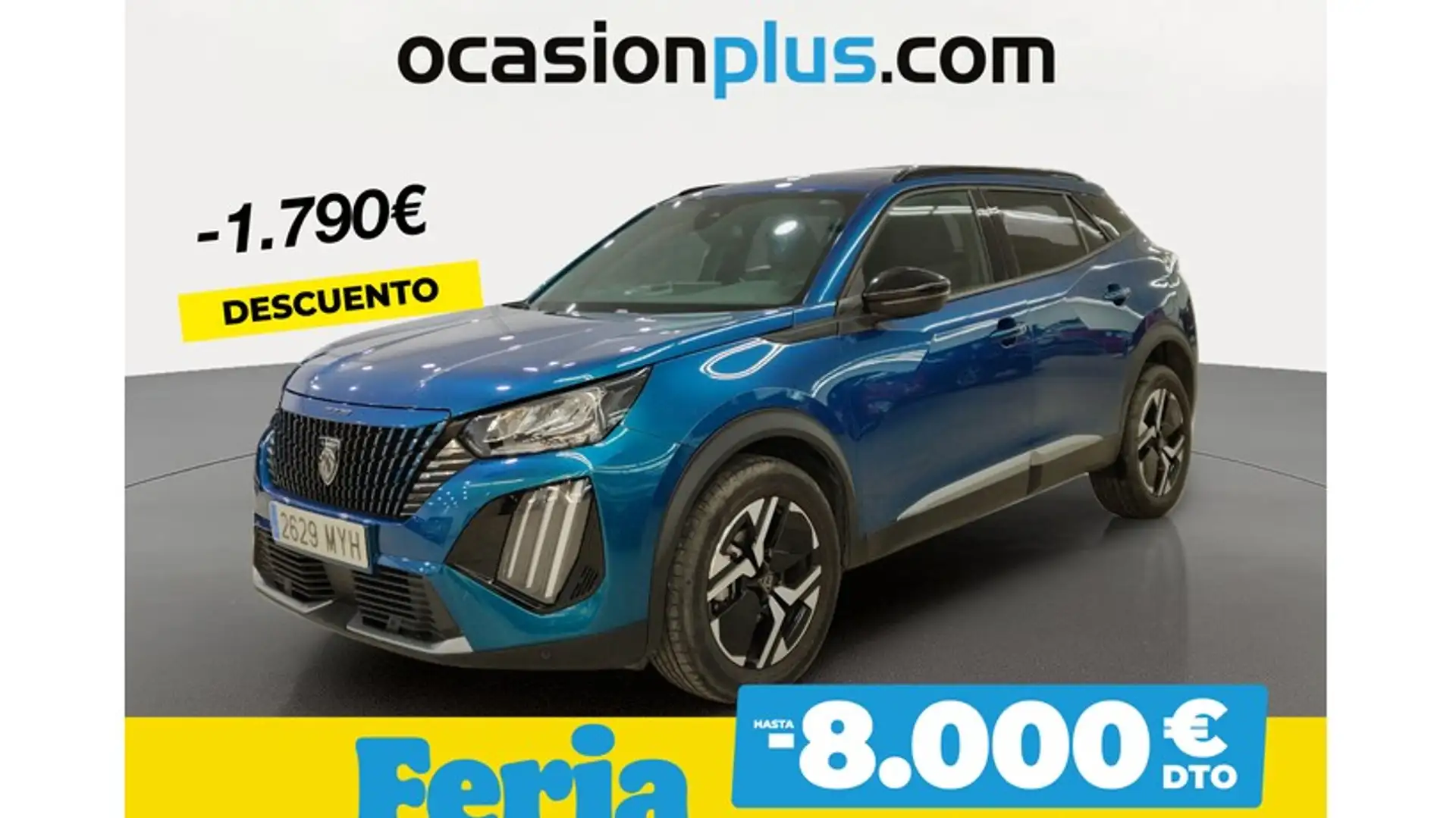 Peugeot 2008 1.2 PureTech S&S Allure 100 Blauw - 1