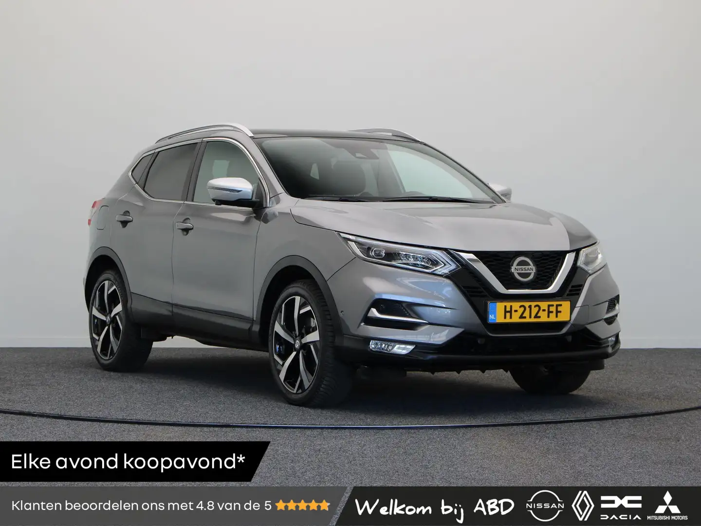 Nissan Qashqai 140pk DIG-T Tekna + | 1e eigenaar | ABD dealeronde Gris - 1