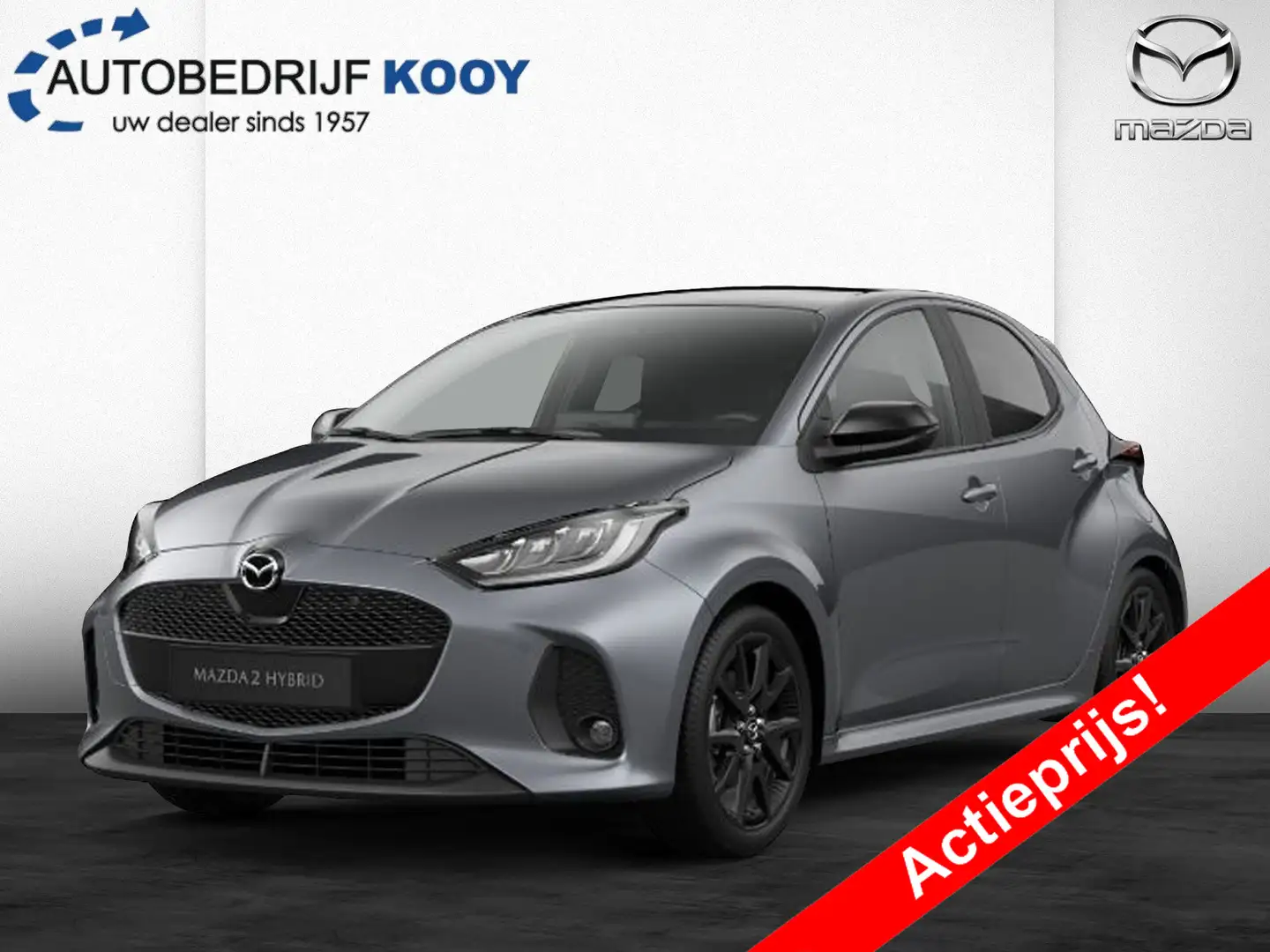 Mazda 2 hybrid Homura Plus Grijs - 1