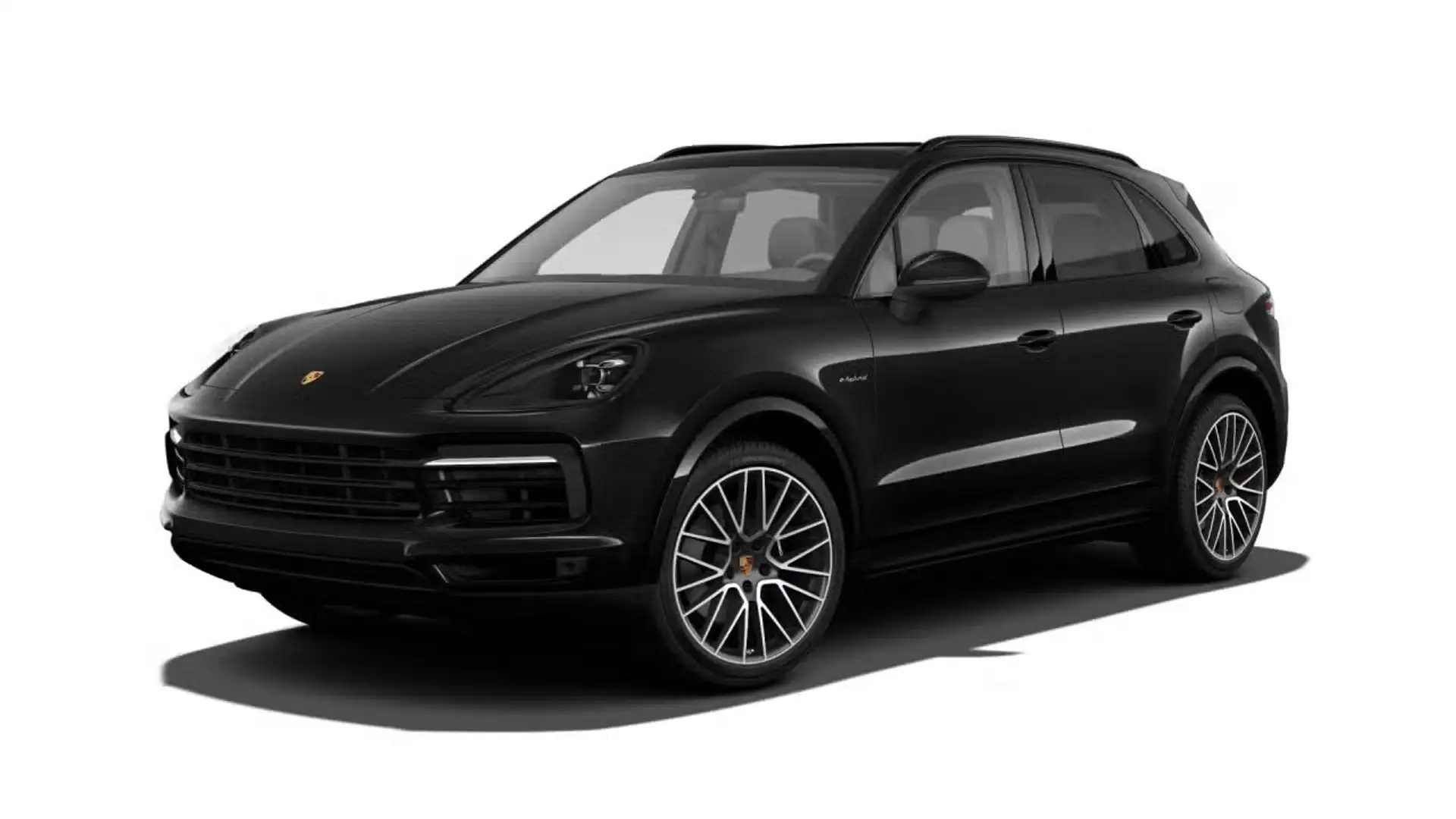 Porsche Cayenne E-Hybrid Panoramadach Luftfederung Schwarz - 1