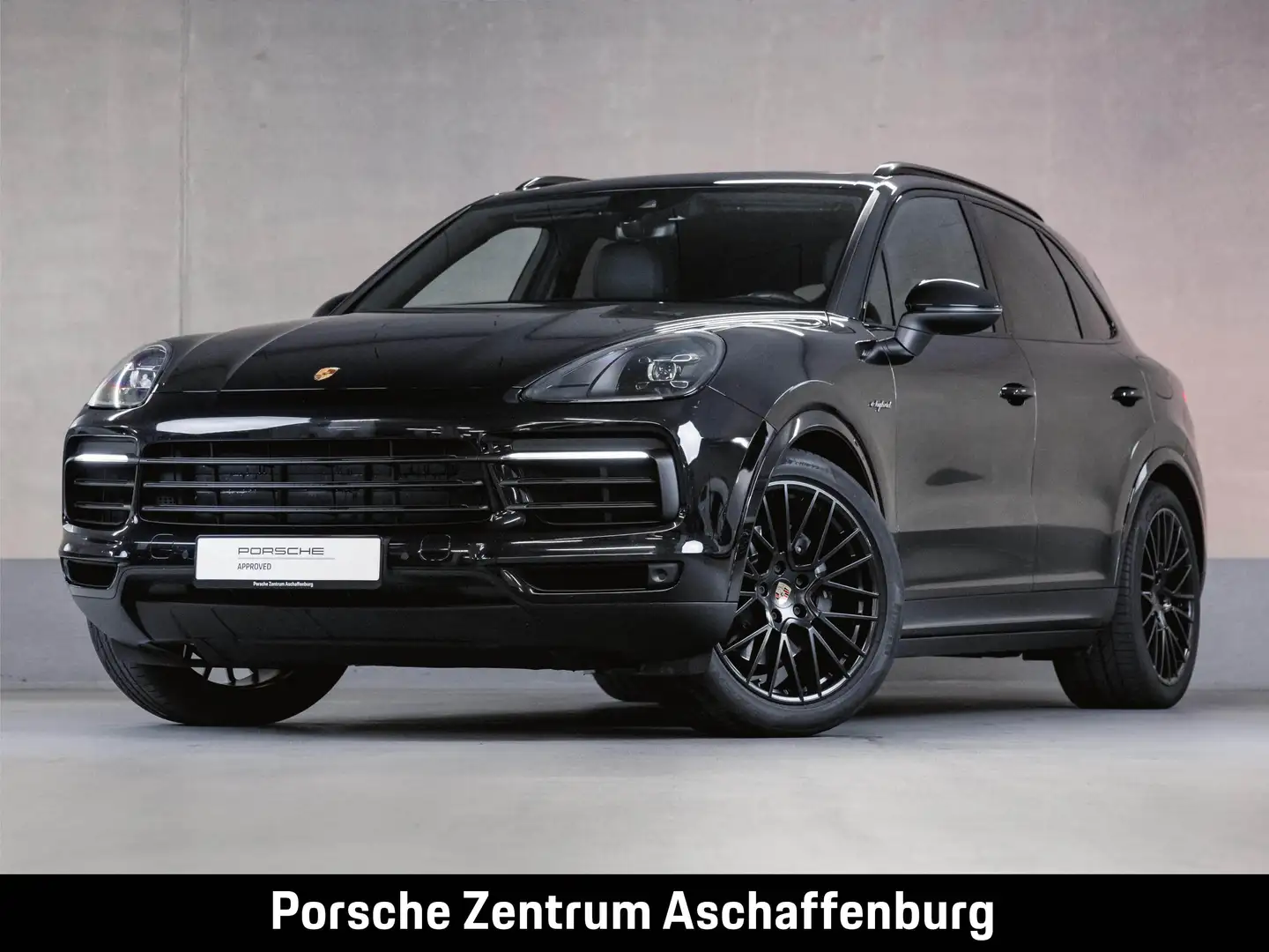 Porsche Cayenne E-Hybrid Panoramadach Luftfederung Schwarz - 1