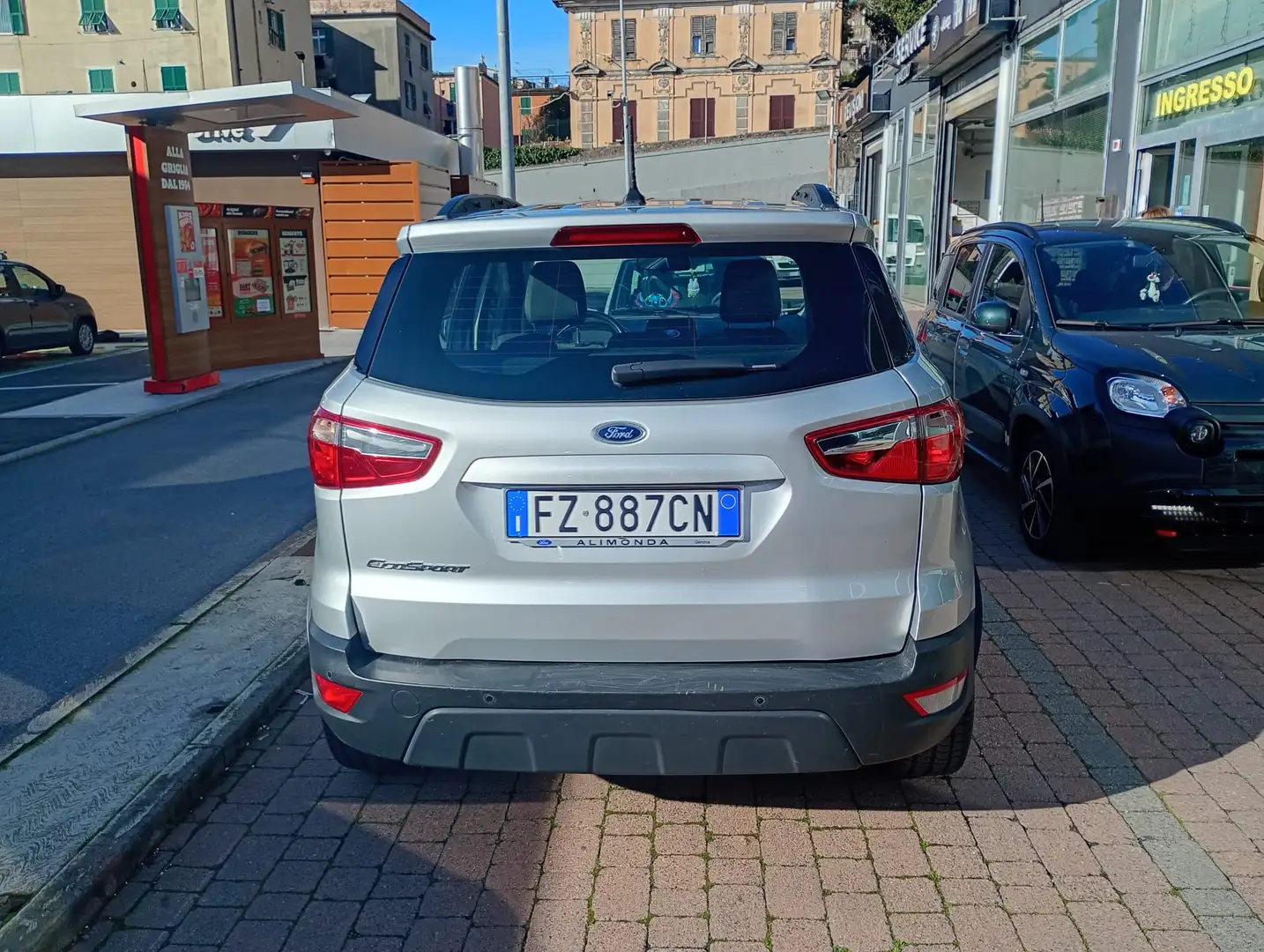 Ford EcoSport EcoSport 2018 1.5 ecoblue Plus s Silber - 2