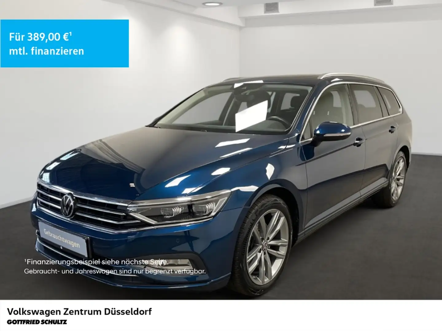 Volkswagen Passat Variant 2.0 TDI DSG Business Panoramadach Blau - 1