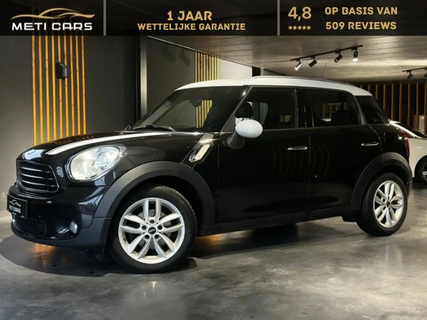MINI Cooper D Aut. Brick Lane | Panorama Dak | Navi | Bluetooth Schwarz - 1