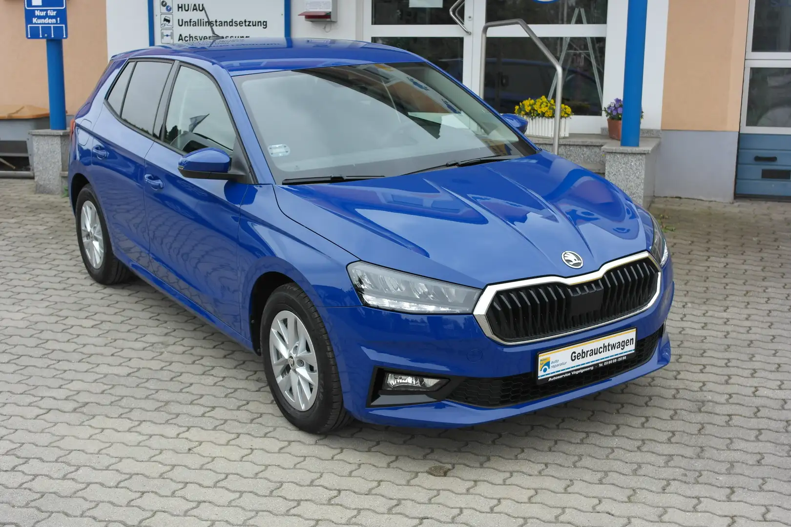 Skoda Fabia Active, SHZ, AHK Bleu - 1