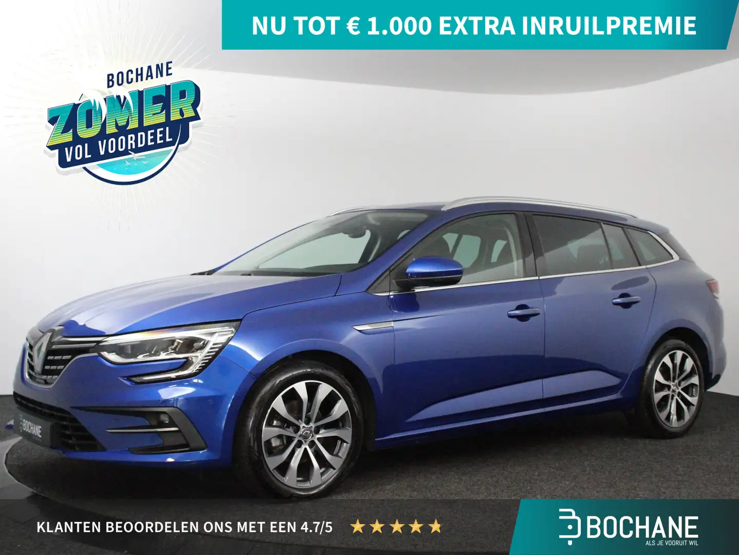 Renault Megane Estate 1.3 TCe 140 EDC Techno Navi | Camera | Clim Blauw - 1