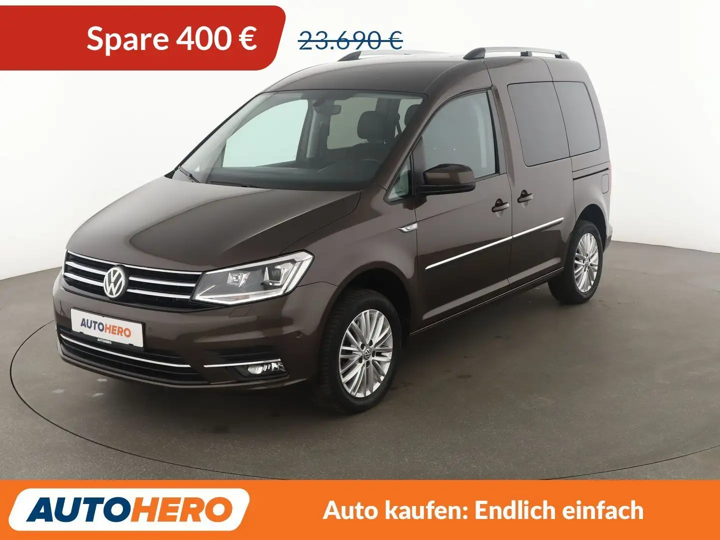 Volkswagen Caddy 1.4 TSI Highline BlueMotion*NAVI*PDC*SHZ* Braun - 1