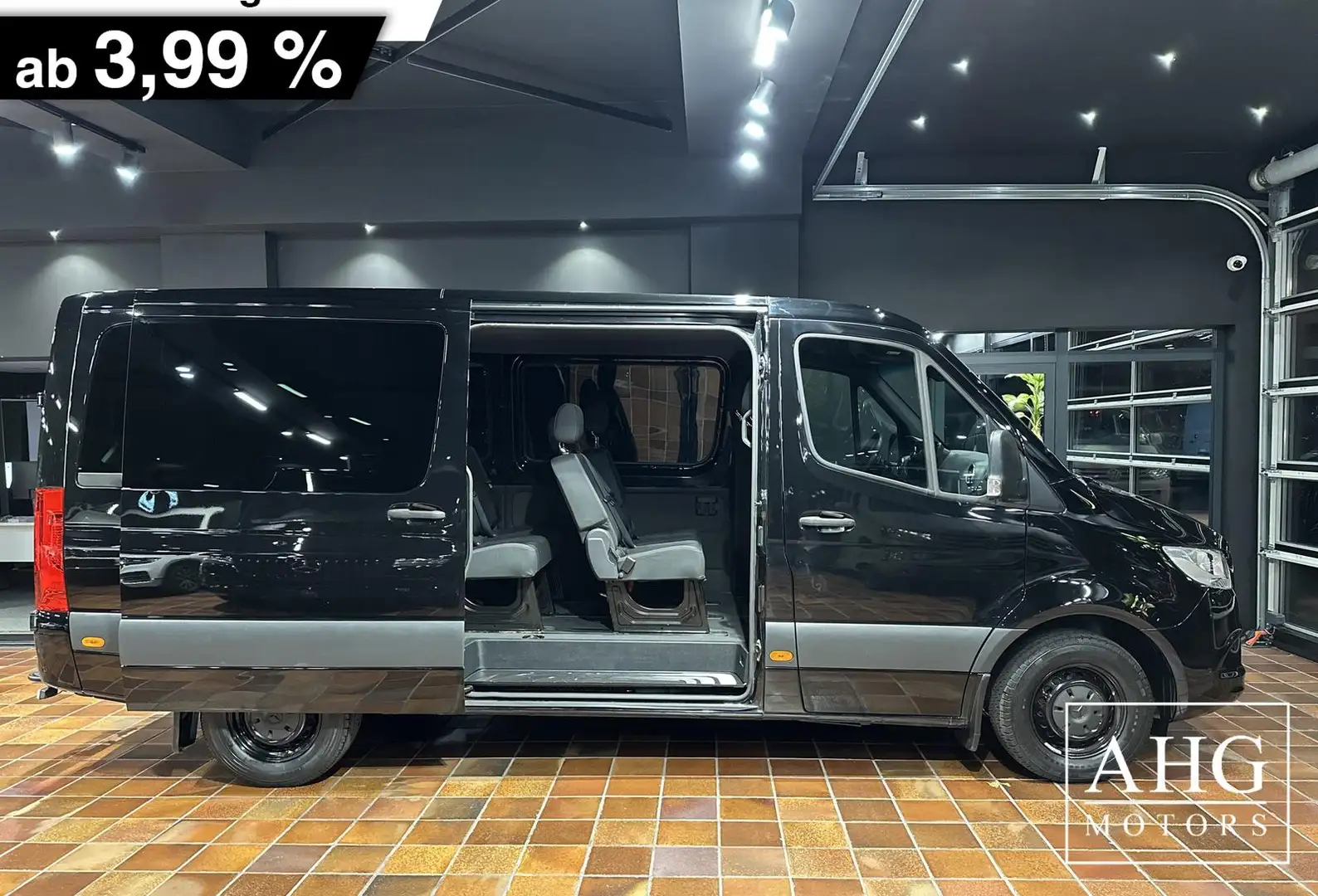 Mercedes-Benz Sprinter TOURER 319 V6 L2 9SITZE AHK-3,5T MBUX10,25" KAMERA Noir - 1