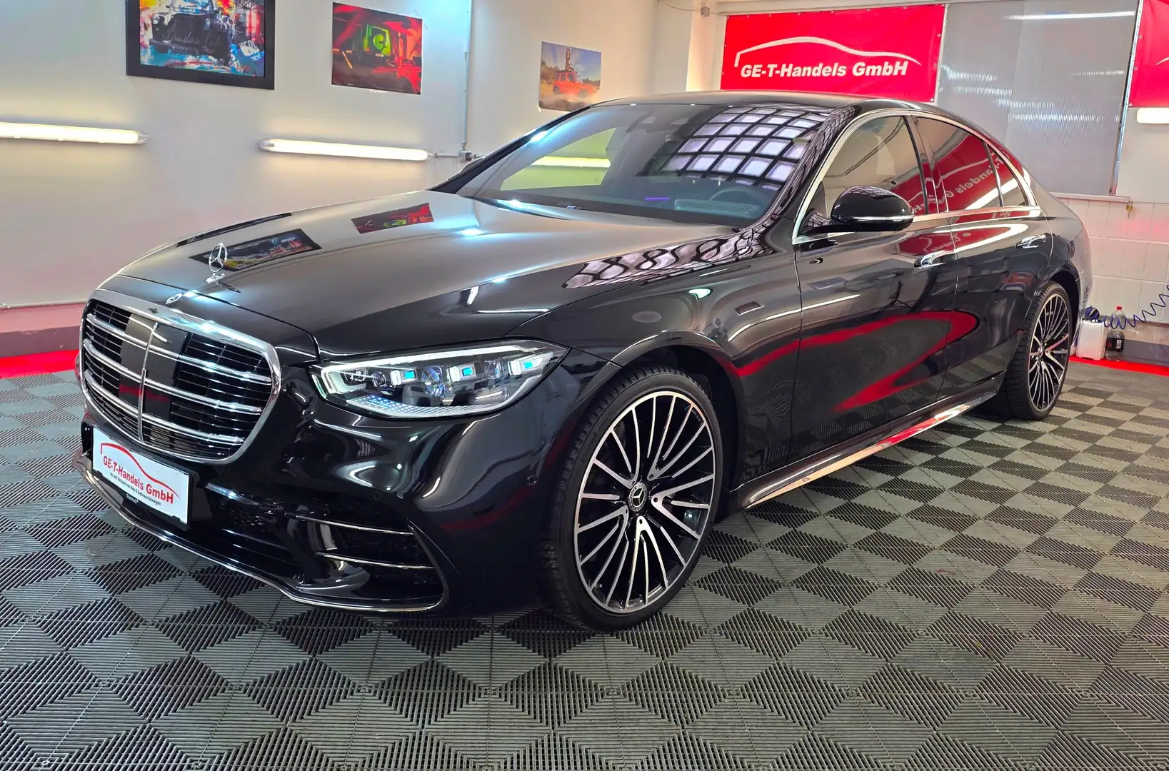 Mercedes-Benz S 450 d 4-Matic Head-up MHEV AMG-Paket mit nur 5.900Km Schwarz - 1