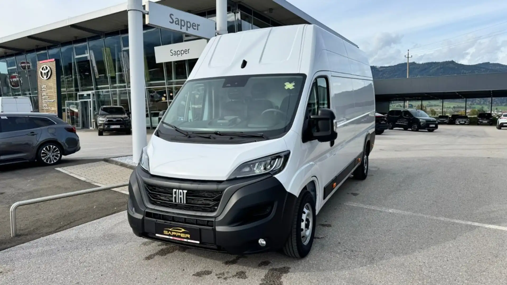 Fiat Ducato Max L4H3 140 Aut.  Netto € 34.900.- AB 07/25 Weiß - 2