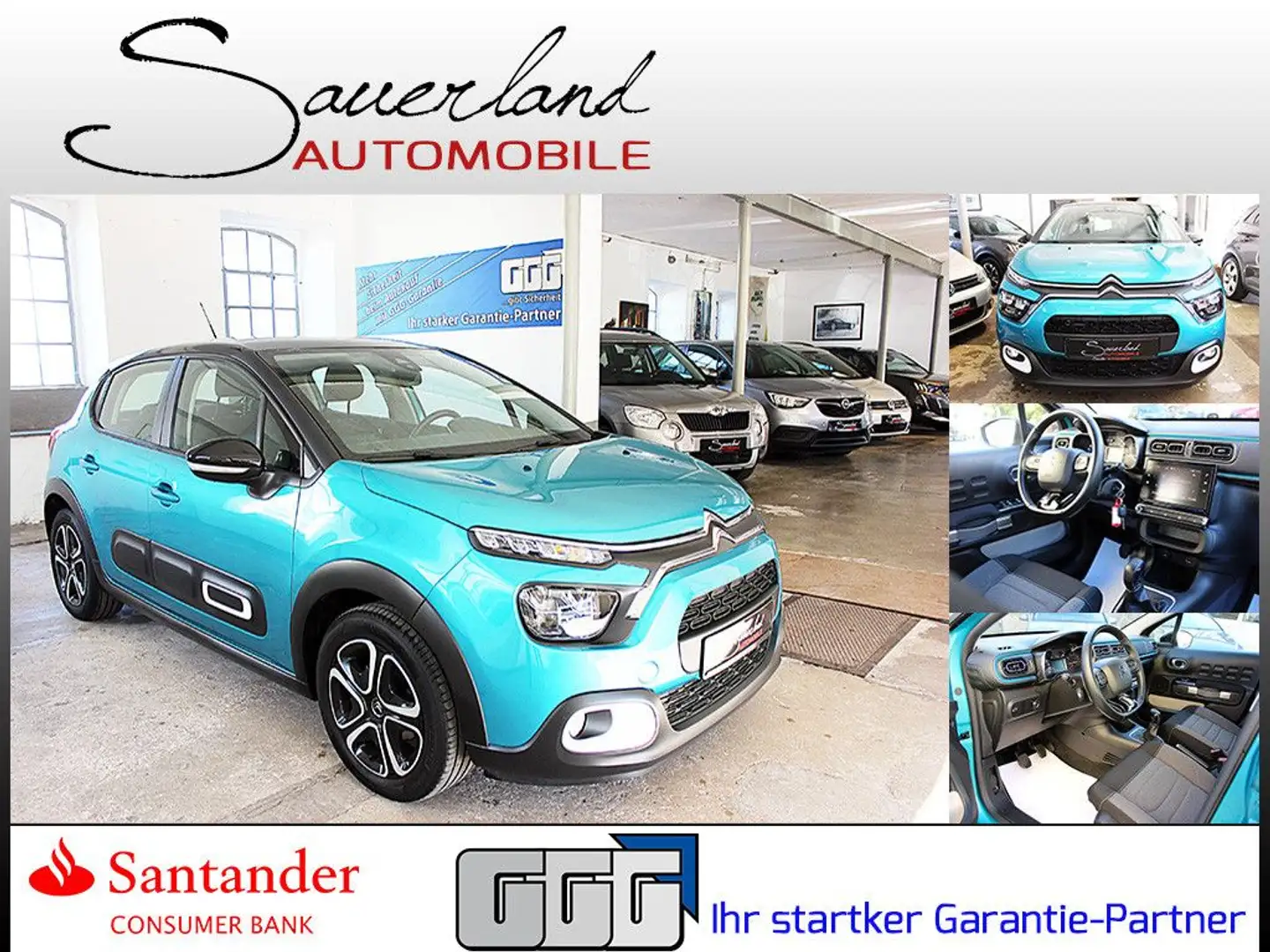 Citroen C3 Feel Pack KLIMATRONIC PDC ALU El.FH Bleu - 1