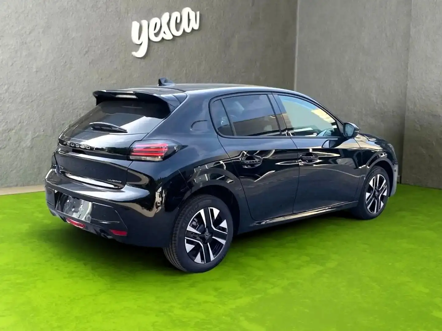 Peugeot 208 ALLURE 100PS|100KM|KEYLESS|NAVI|ACC|360°|17ZOLL Schwarz - 2