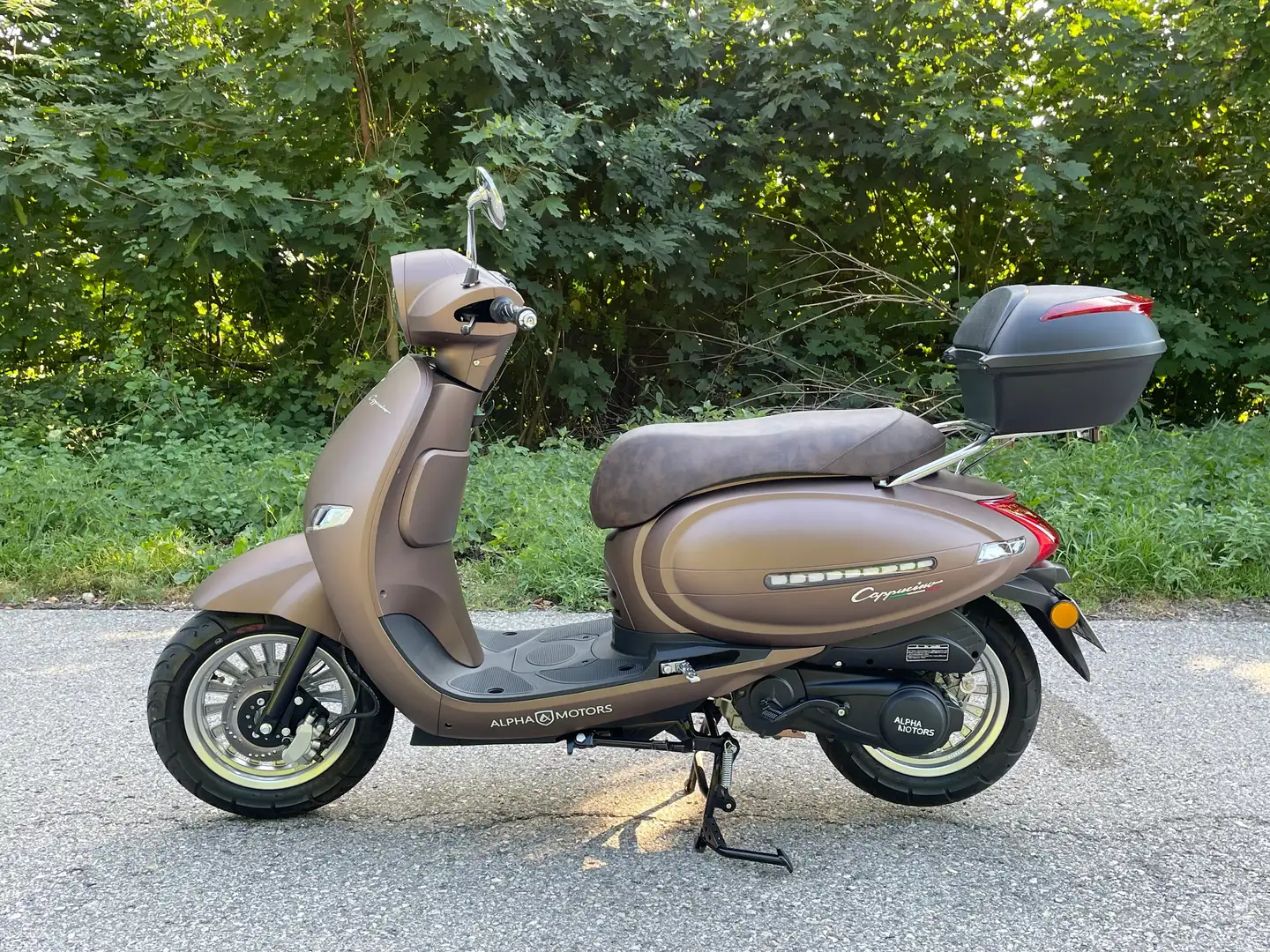 Alpha Motorroller Cappucino 125 cbm mattbraun Brąz - 1