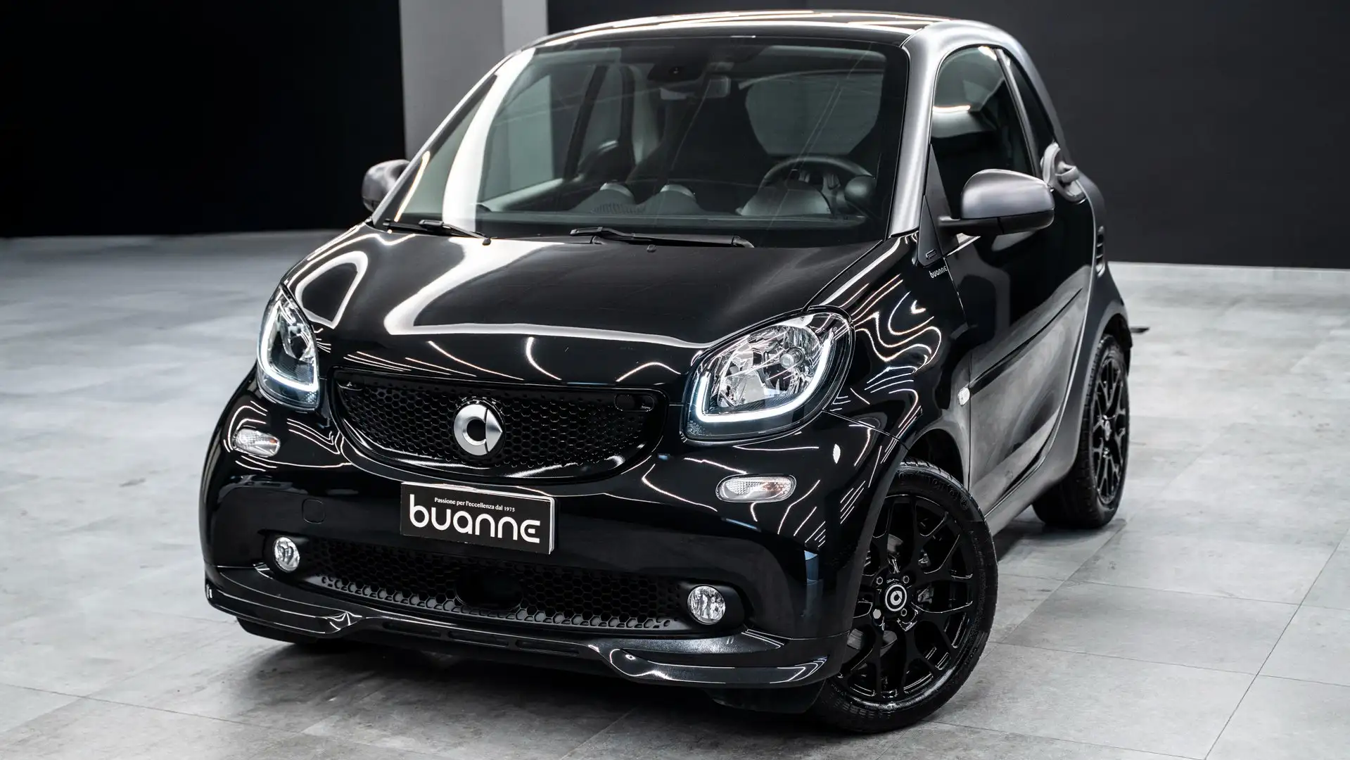 smart forTwo 1.0 Superpassion 71cv Twinamic Nav Italiana Km Cer Nero - 1