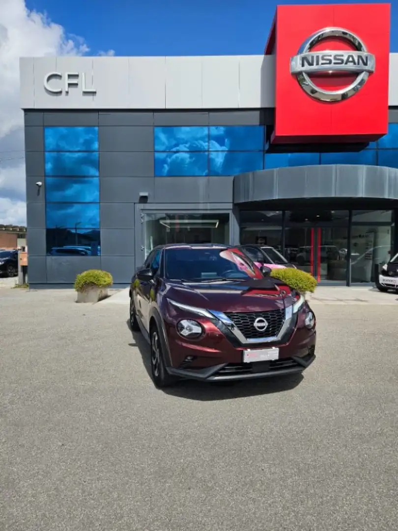 Nissan Juke 1.0 DIG-T 114 CV N-Connecta Rood - 1
