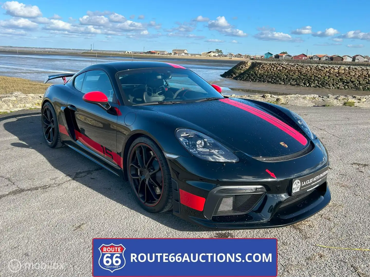 Porsche 718 Cayman GT4 Coupé 2020 | Route 66 auctions Zwart - 1