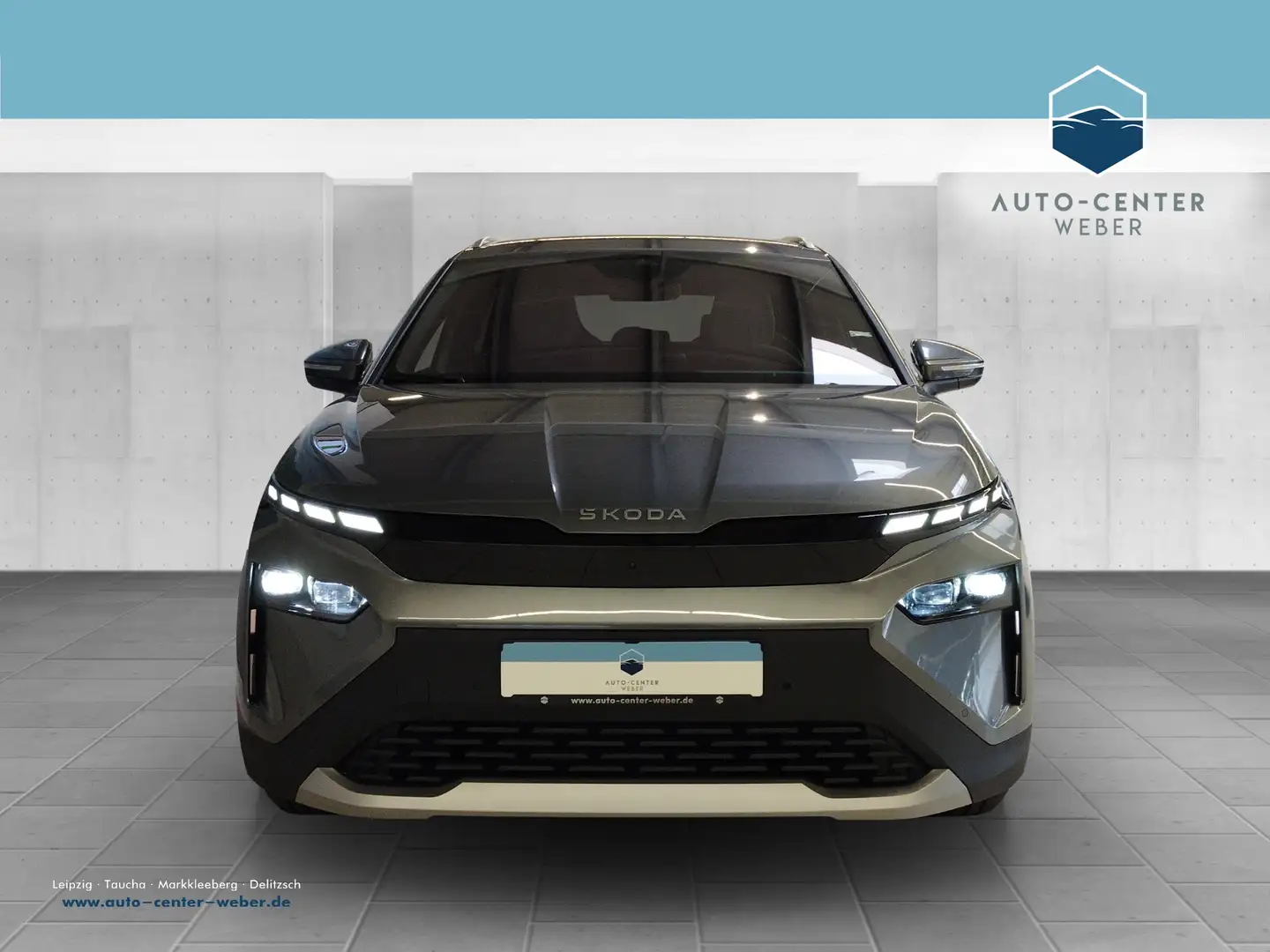 Skoda Elroq Alpha Automatik #HUD #PDC #LED Matrix Gris - 2