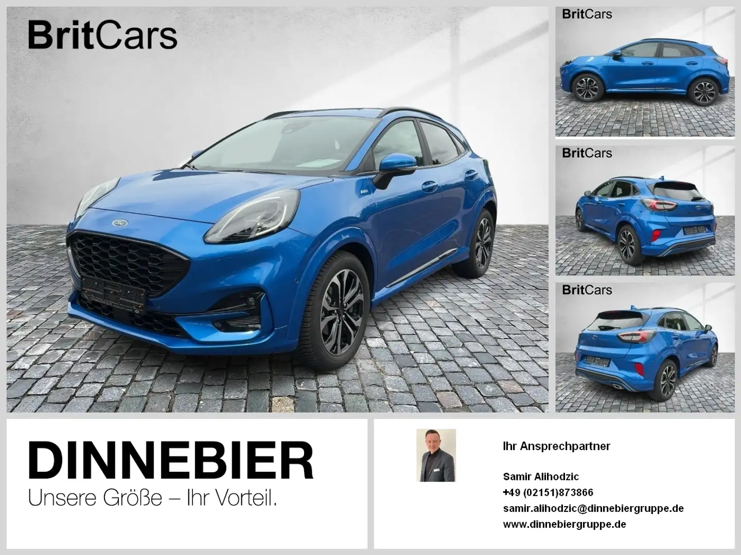 Ford Puma ST-Line X LED+Navi+Kamera+Winterpaket Blau - 1
