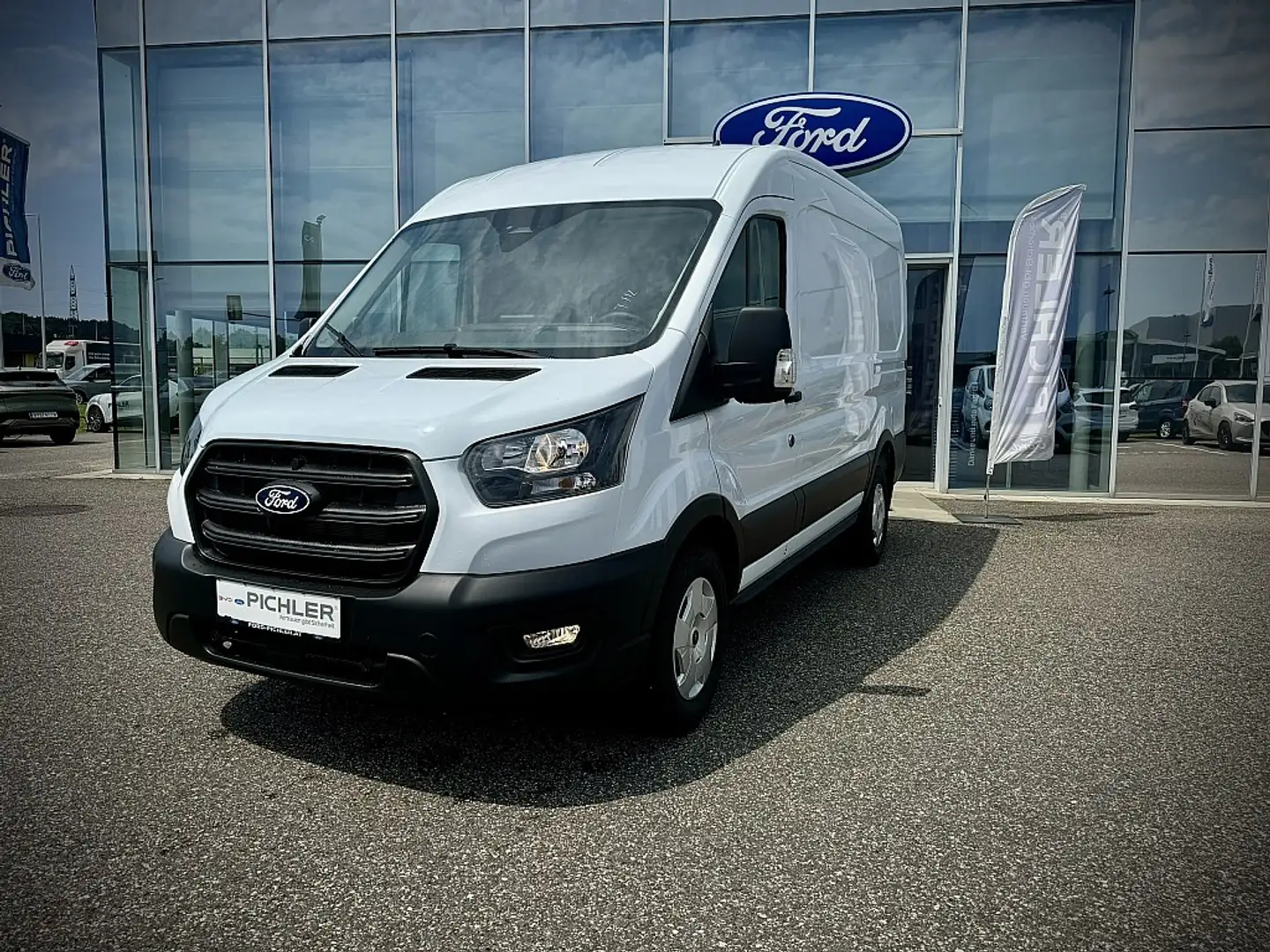 Ford Transit Transit Kasten Trend 2,0 EcoBlue HD L2H2 350 / ... Wit - 2