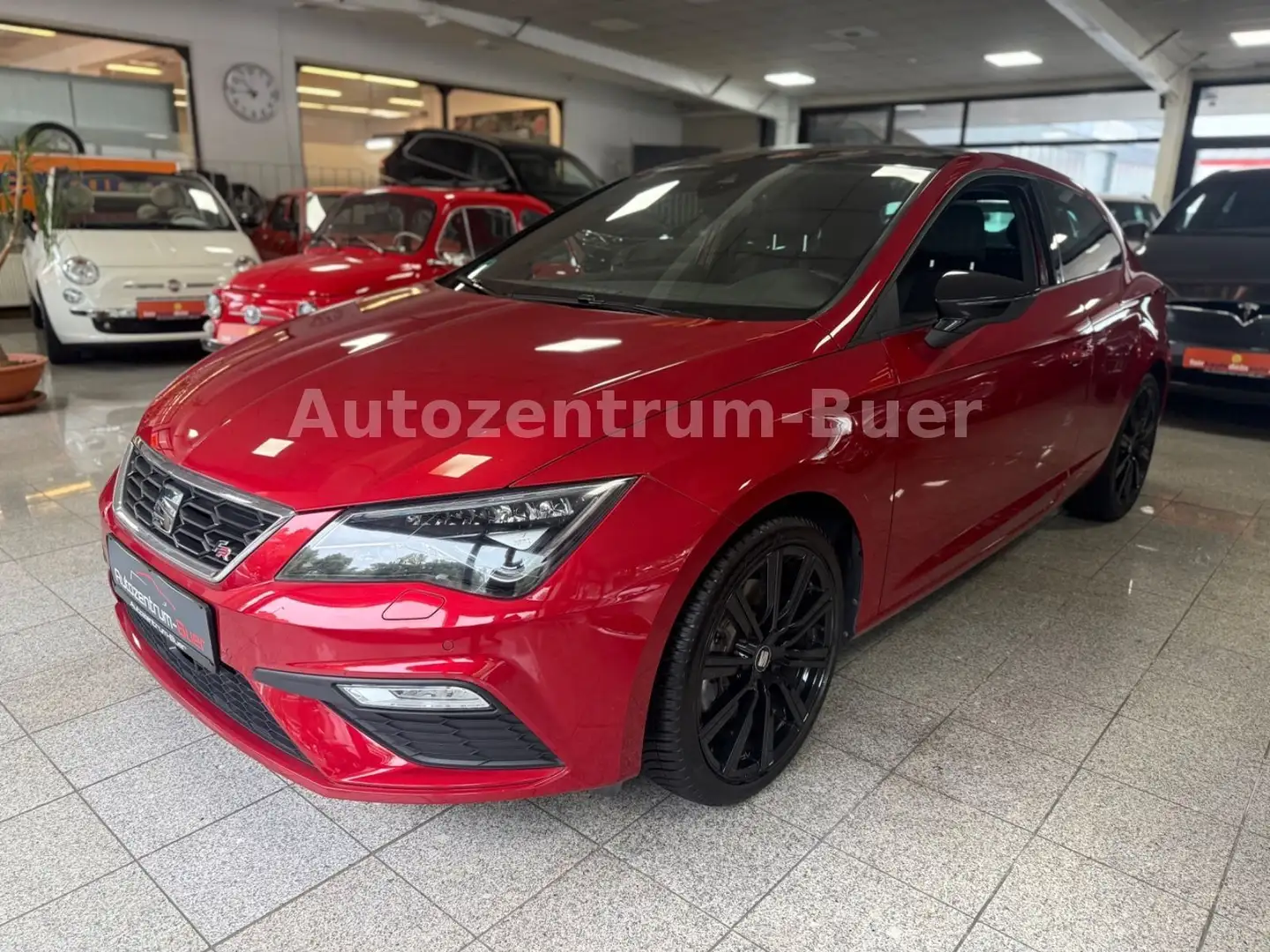 SEAT Leon SC FR Schiebedach/Unfallfrei/Alcantara/Navi Rot - 2