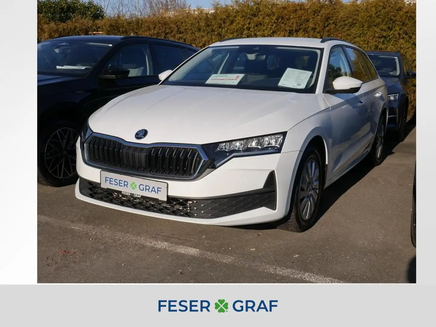 Skoda Octavia Combi 1.5 TSI Essence DSG AHK Smart Link Weiß - 1