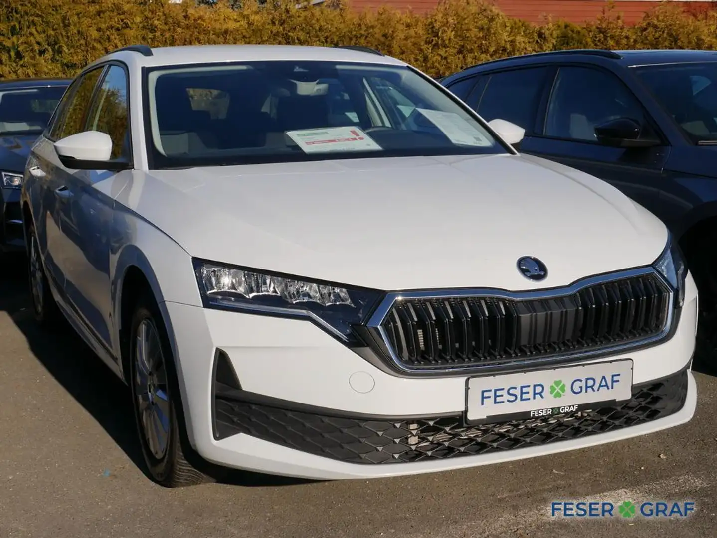 Skoda Octavia Combi 1.5 TSI Essence DSG AHK Smart Link Weiß - 2