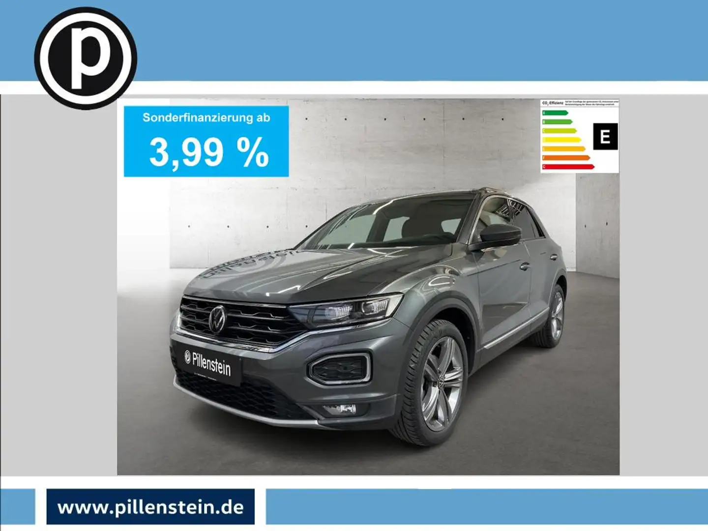 Volkswagen T-Roc TSI DSG SPORT NAVI+LED+KAM+ACC+18"+eHKL Grau - 1