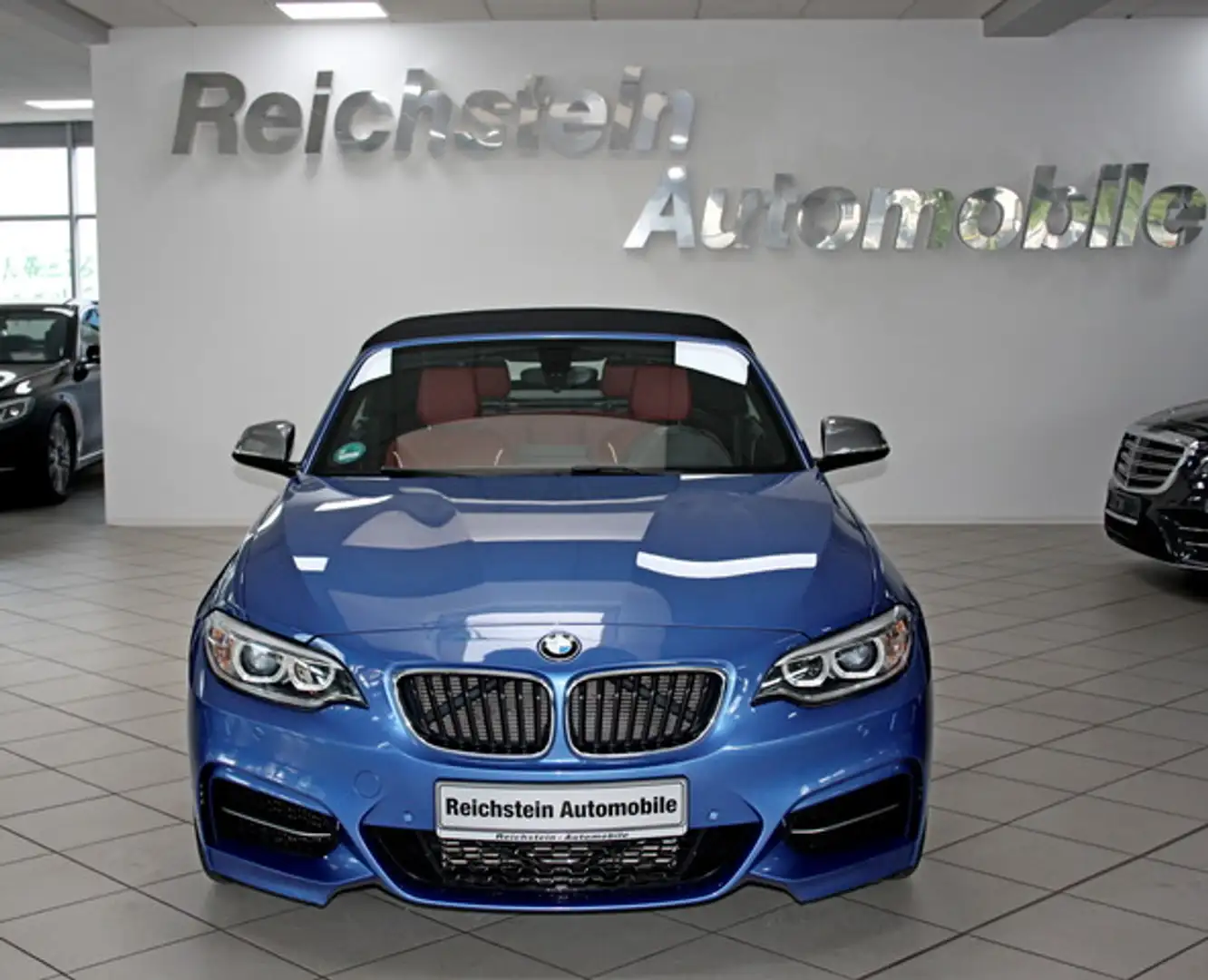 BMW M2 M235i Cabrio NAVI LEDER PDC BI-XENON Blau - 2