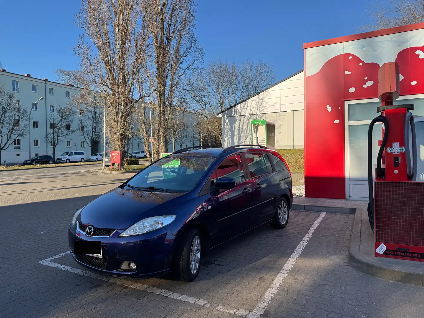 Mazda 5 Sports - 7 Sitzer TÜV bis 09.2026 Blau - 2