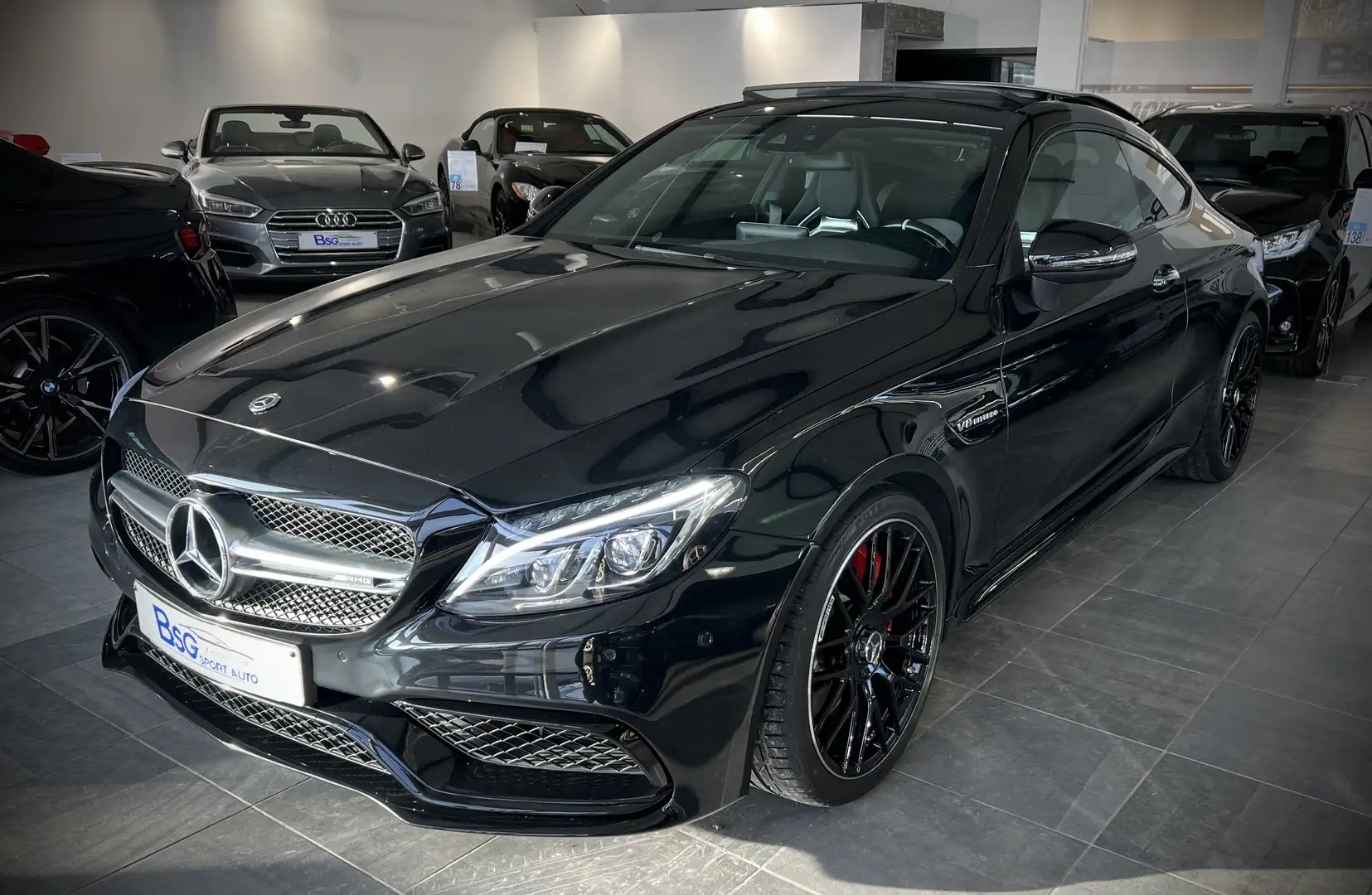 Mercedes-Benz C 63 AMG Coupe C 63s ❌VENTE UNIQUEMENT MARCHAND/EXPORT❌ Zwart - 1