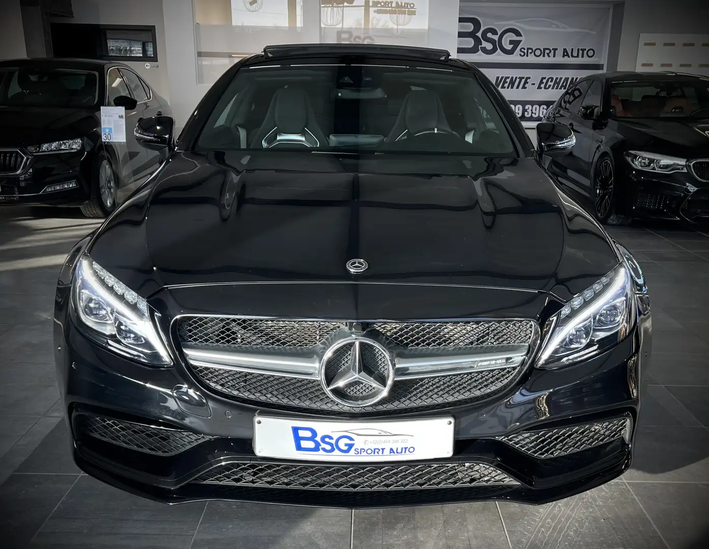 Mercedes-Benz C 63 AMG Coupe C 63s ❌VENTE UNIQUEMENT MARCHAND/EXPORT❌ Zwart - 2