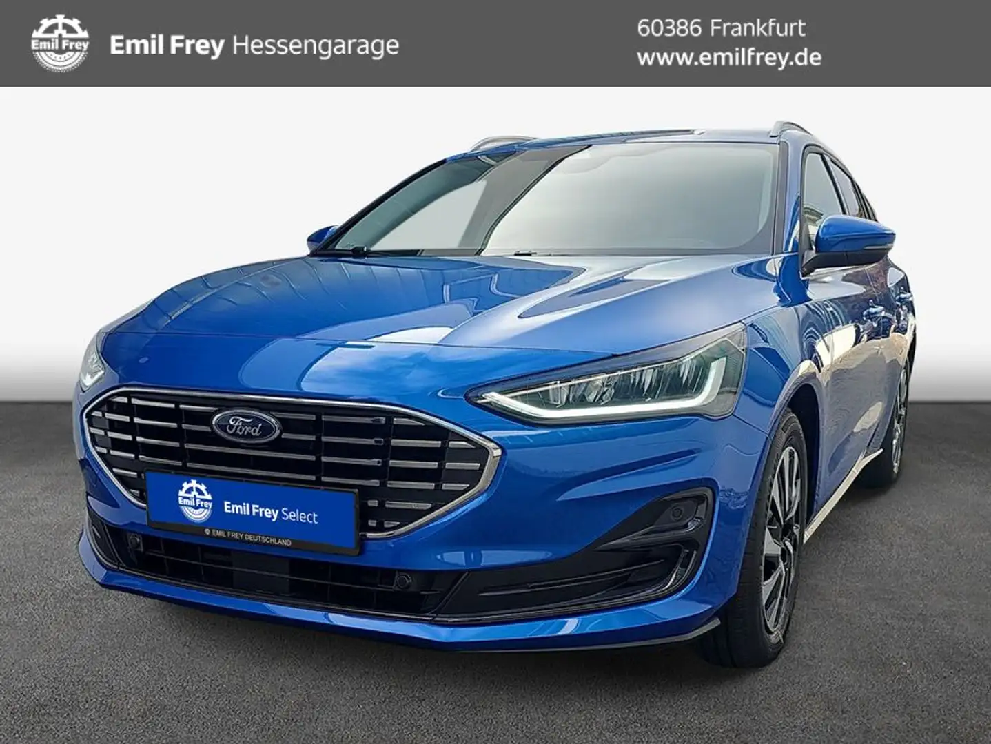 Ford Focus Turnier 1.0 EcoBoost Hybrid Aut. TITANIUM X Blau - 1