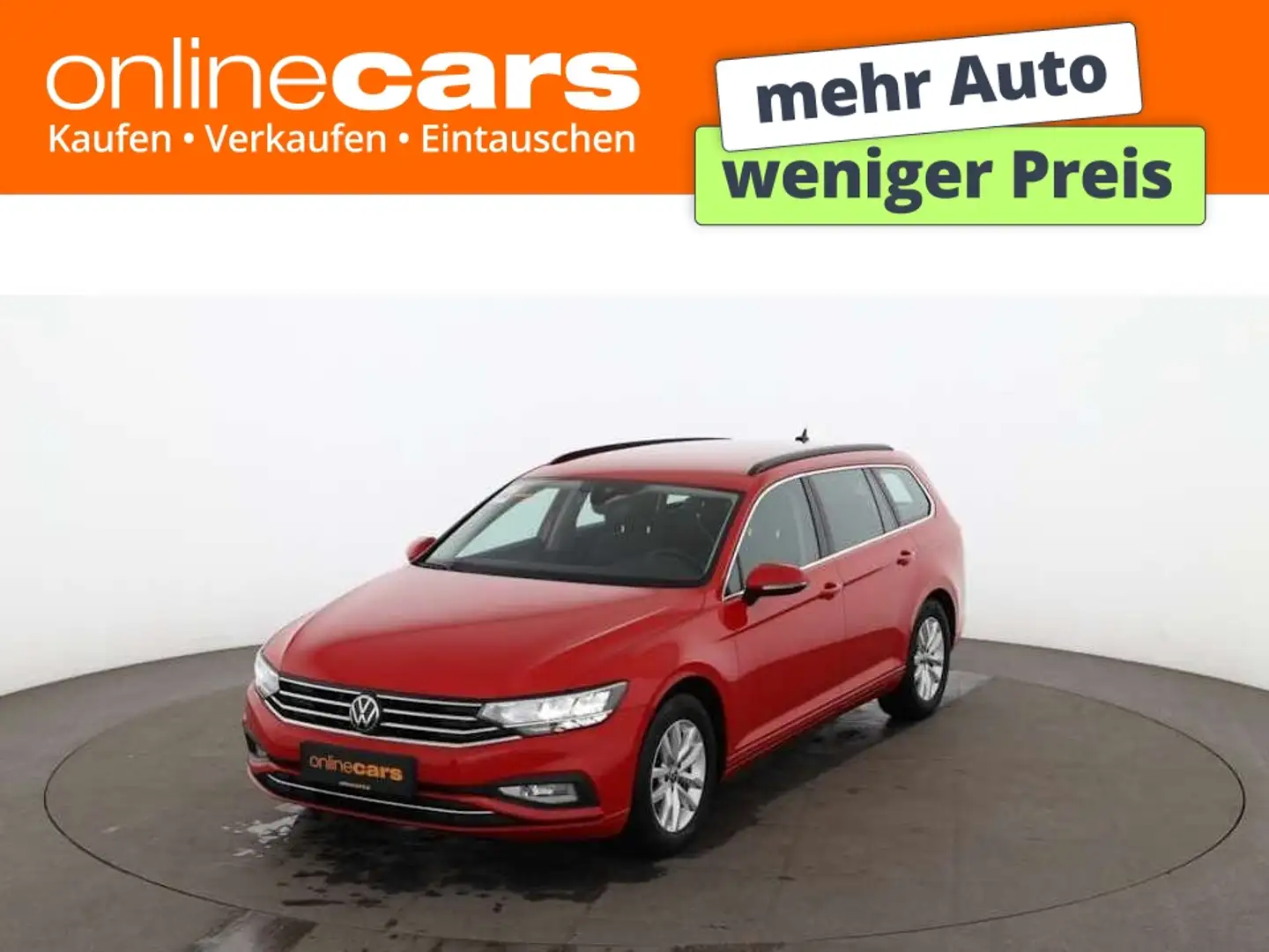 Volkswagen Passat Variant 2.0 TDI Business Aut LED RADAR NAV Rot - 1