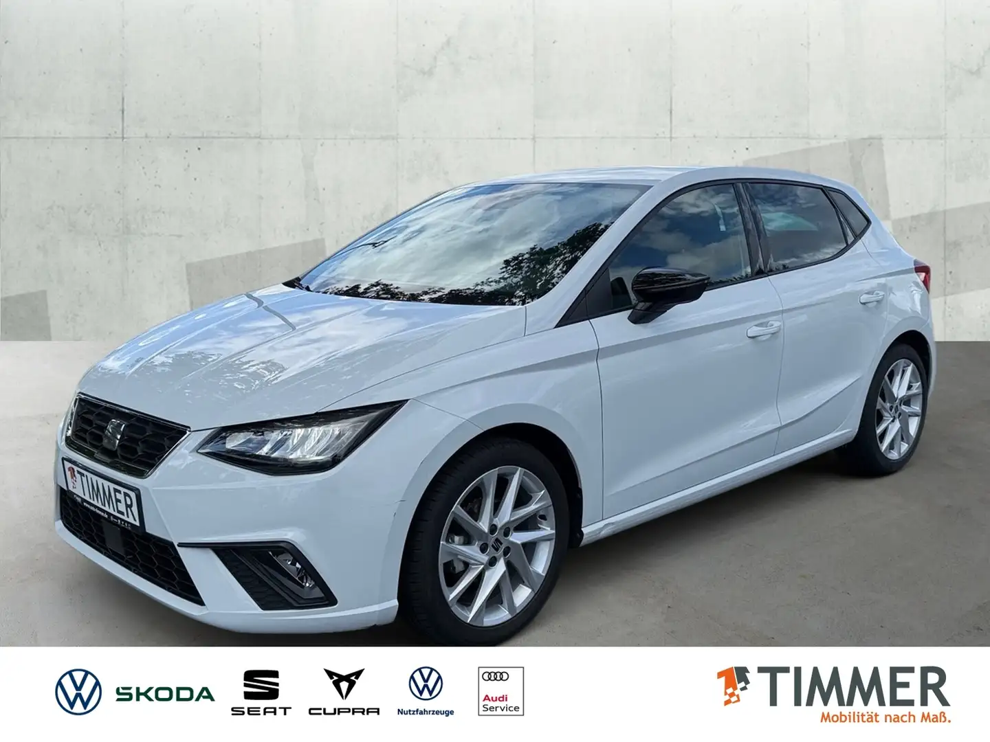 SEAT Ibiza 1.0 TSI FR-LINE *LED *ACC *VIRTUAL *LM17" *APP-CO White - 1