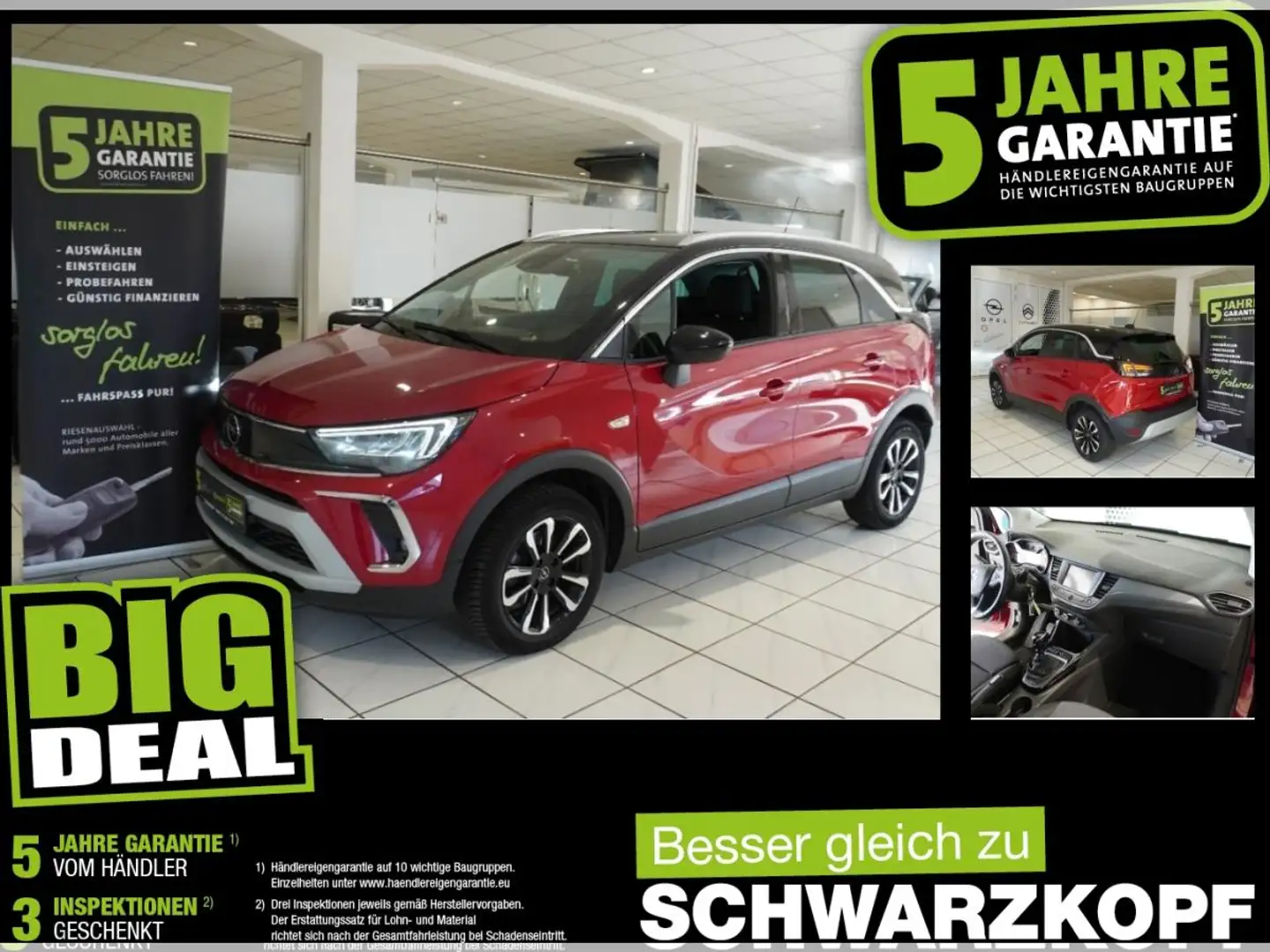 Opel Crossland 1.2T Sitzheizung,Lenkradheizung Rot - 1