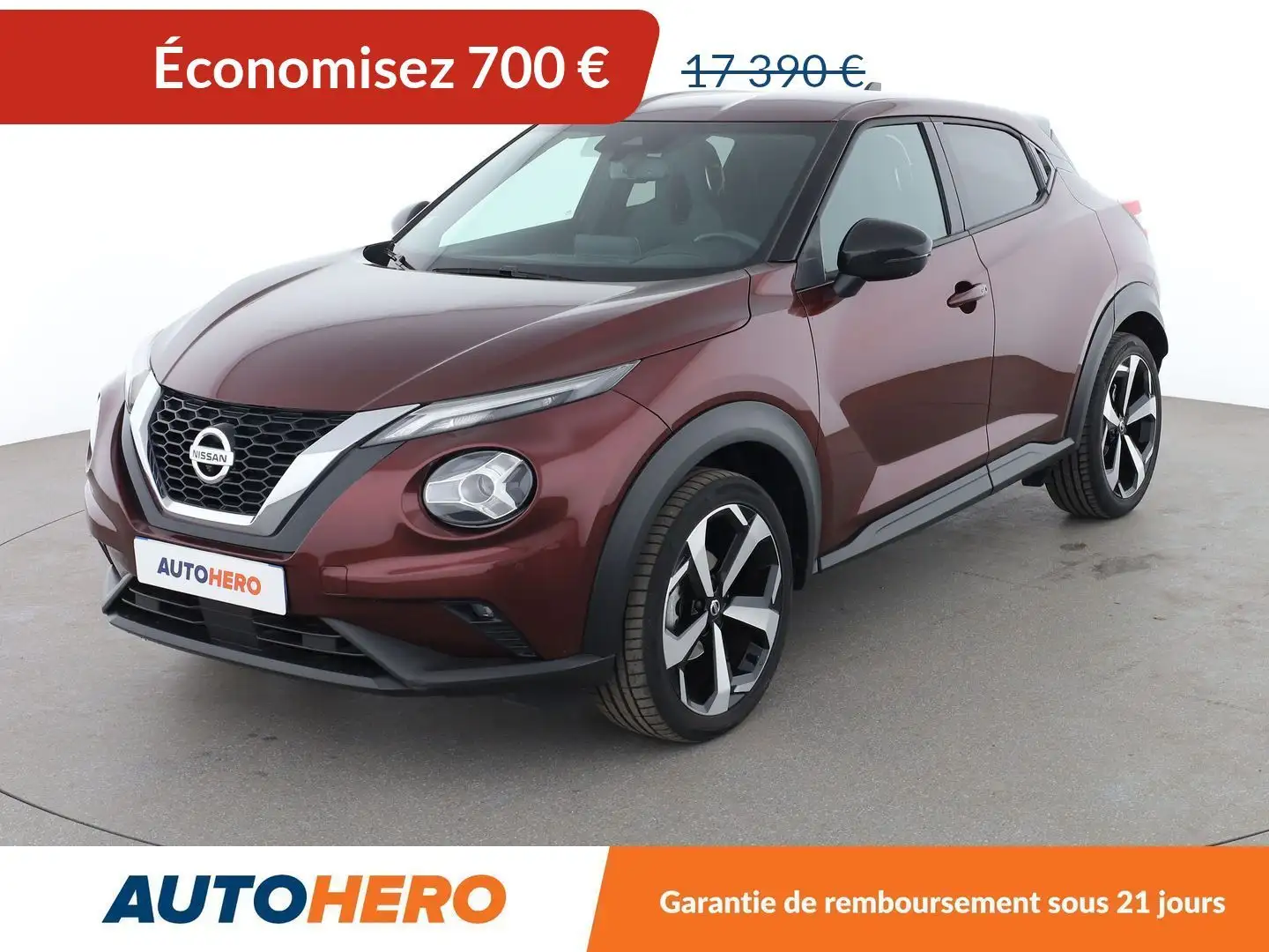 Nissan Juke 1.0 DIG-T Tekna BV6 Mauve - 1