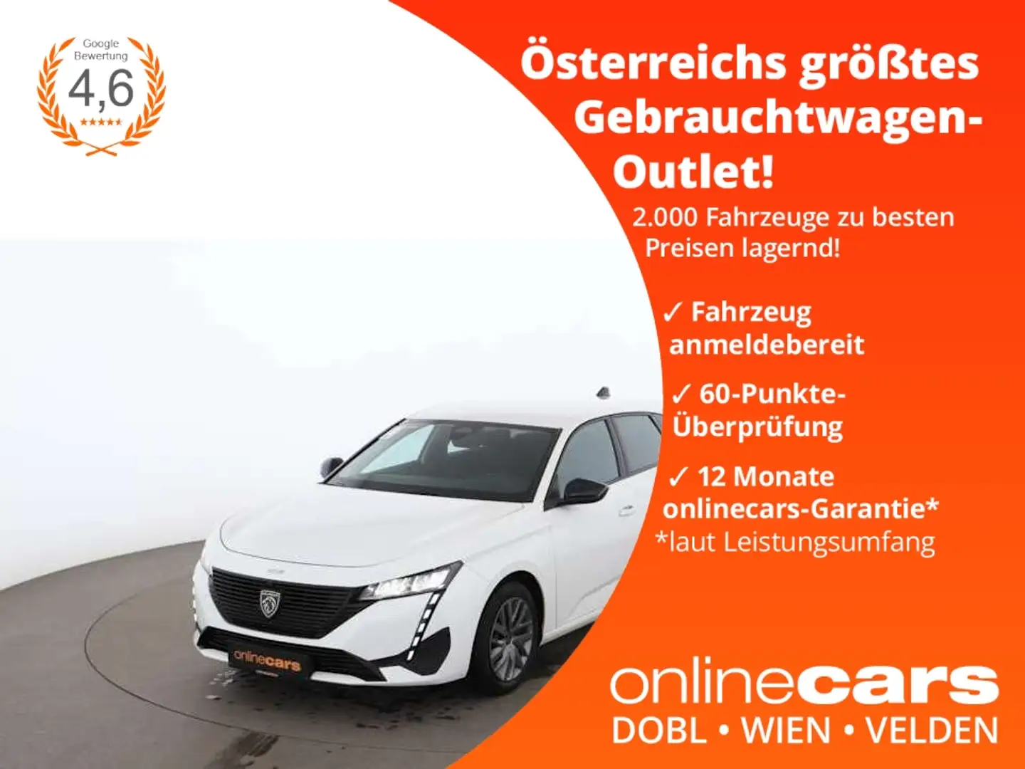 Peugeot 308 SW 1.2 PureTech 110 SW Active LED KLIMA PDC Weiß - 1